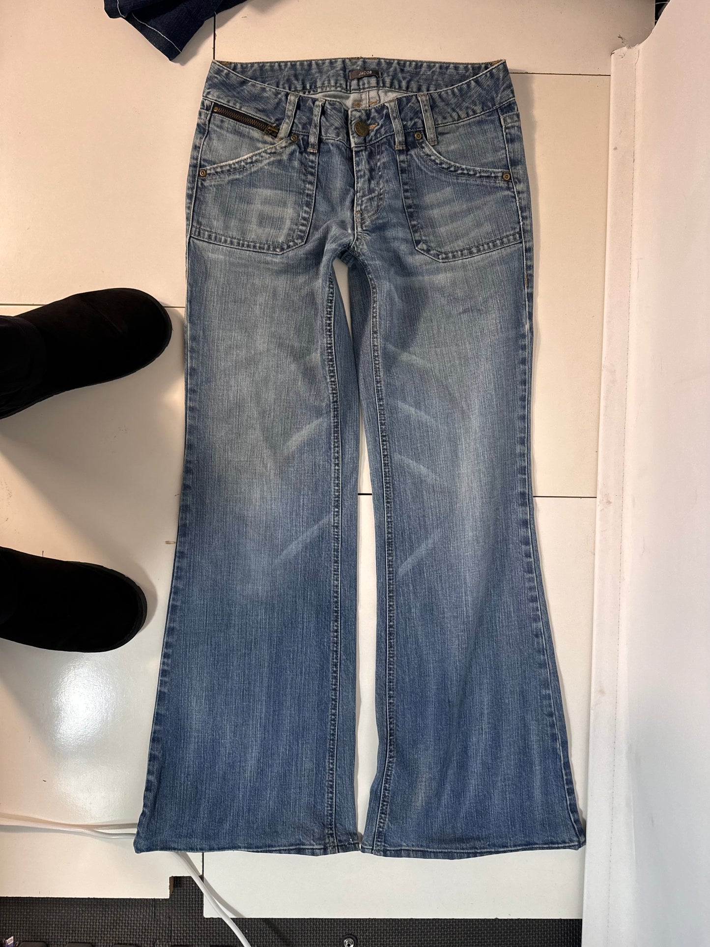 Lågmidjade jeans stl: S