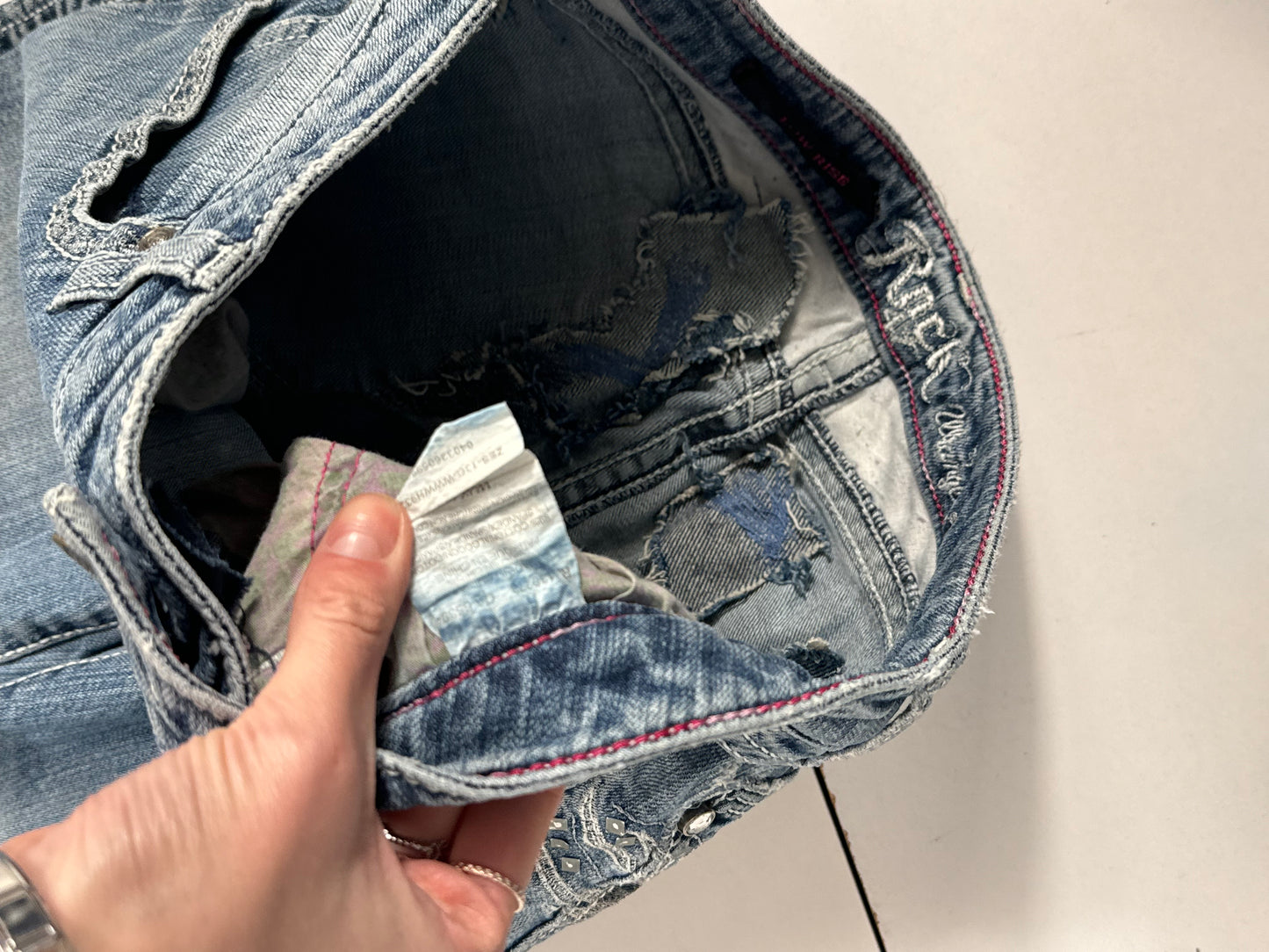 Lavtaljede jeans str: XS