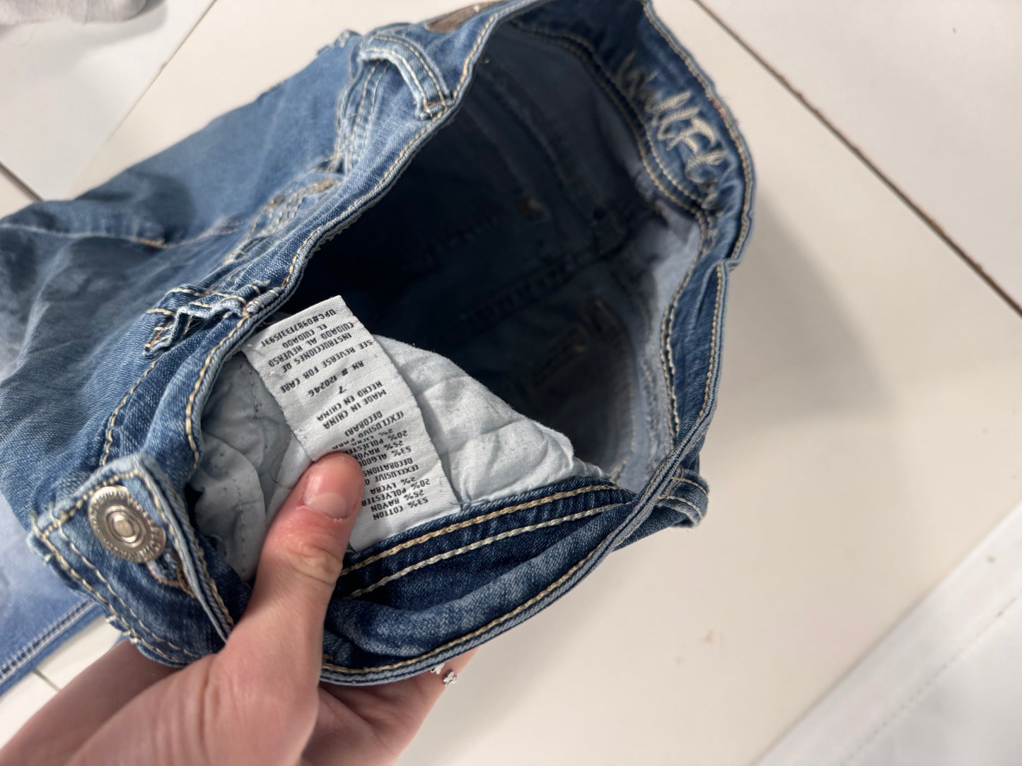 Lågmidjade jeans stl: S