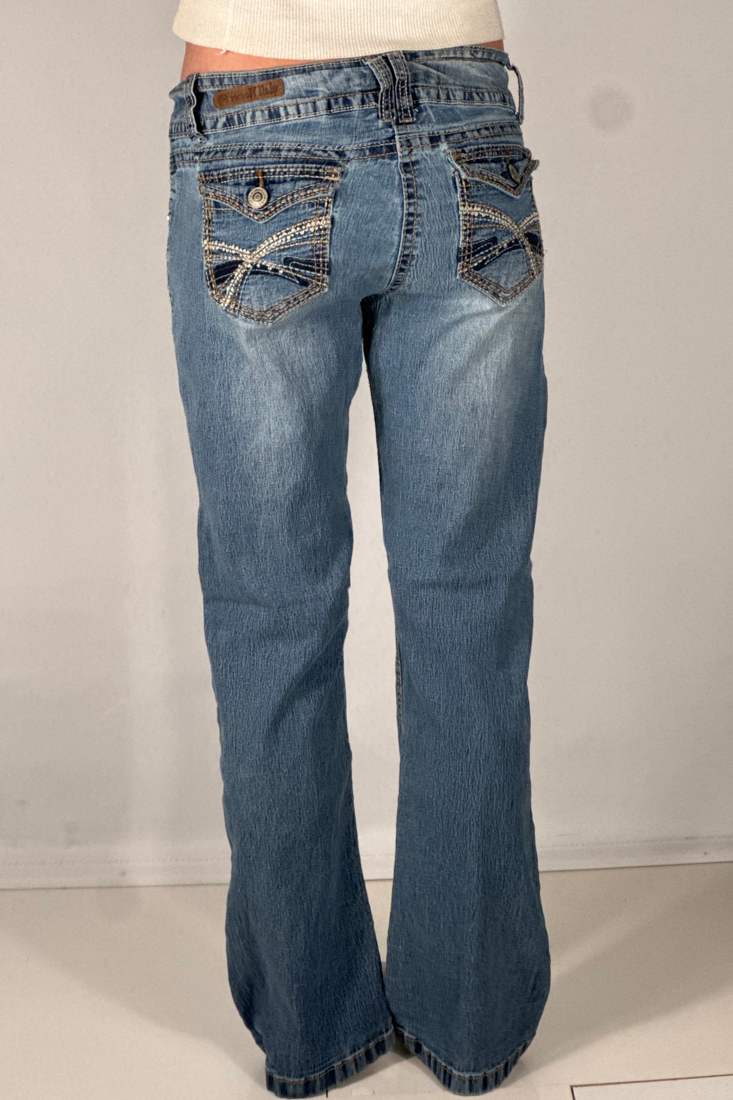 Lågmidjade jeans stl: S