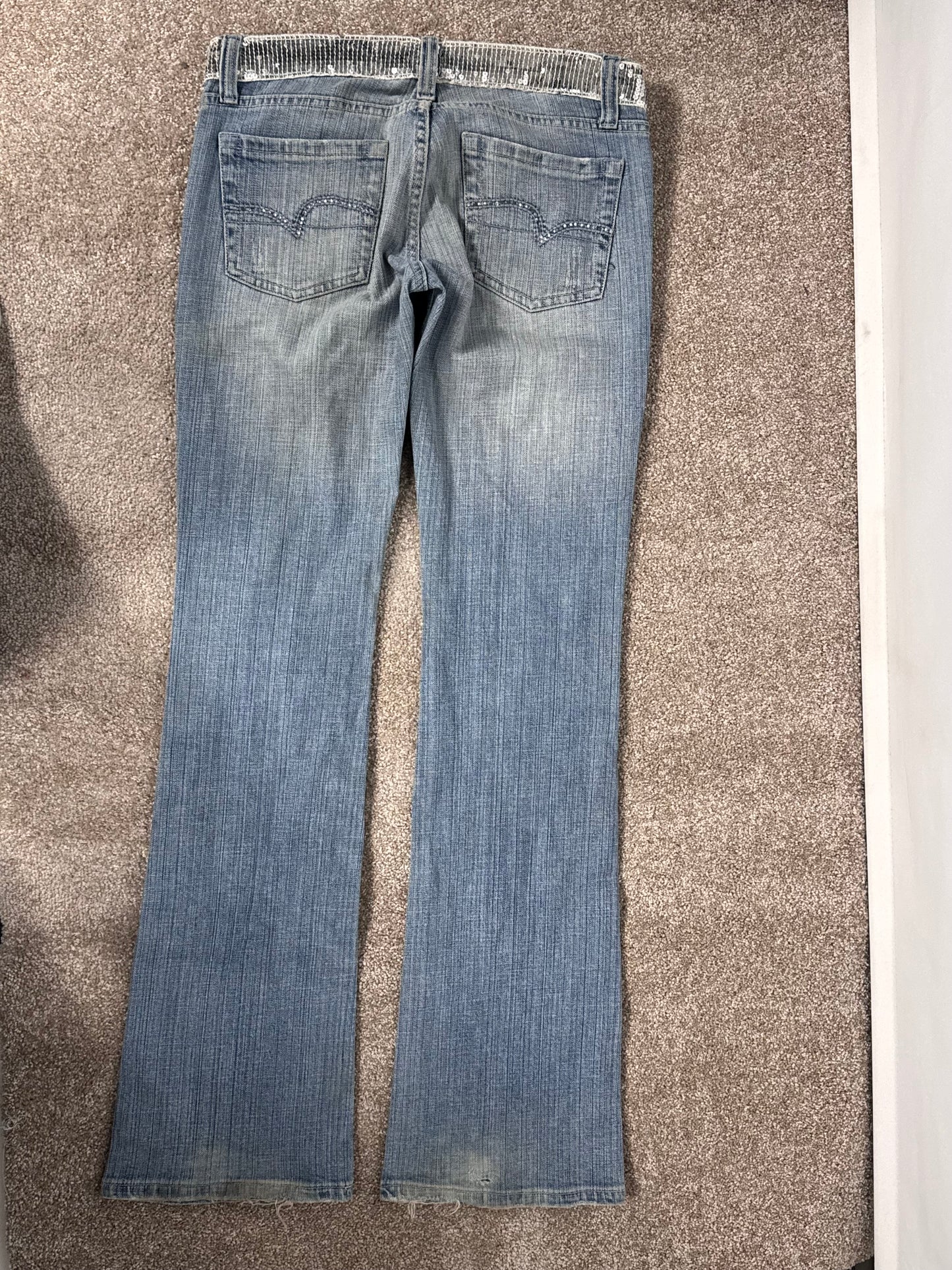 Lågmidjade jeans stl: S