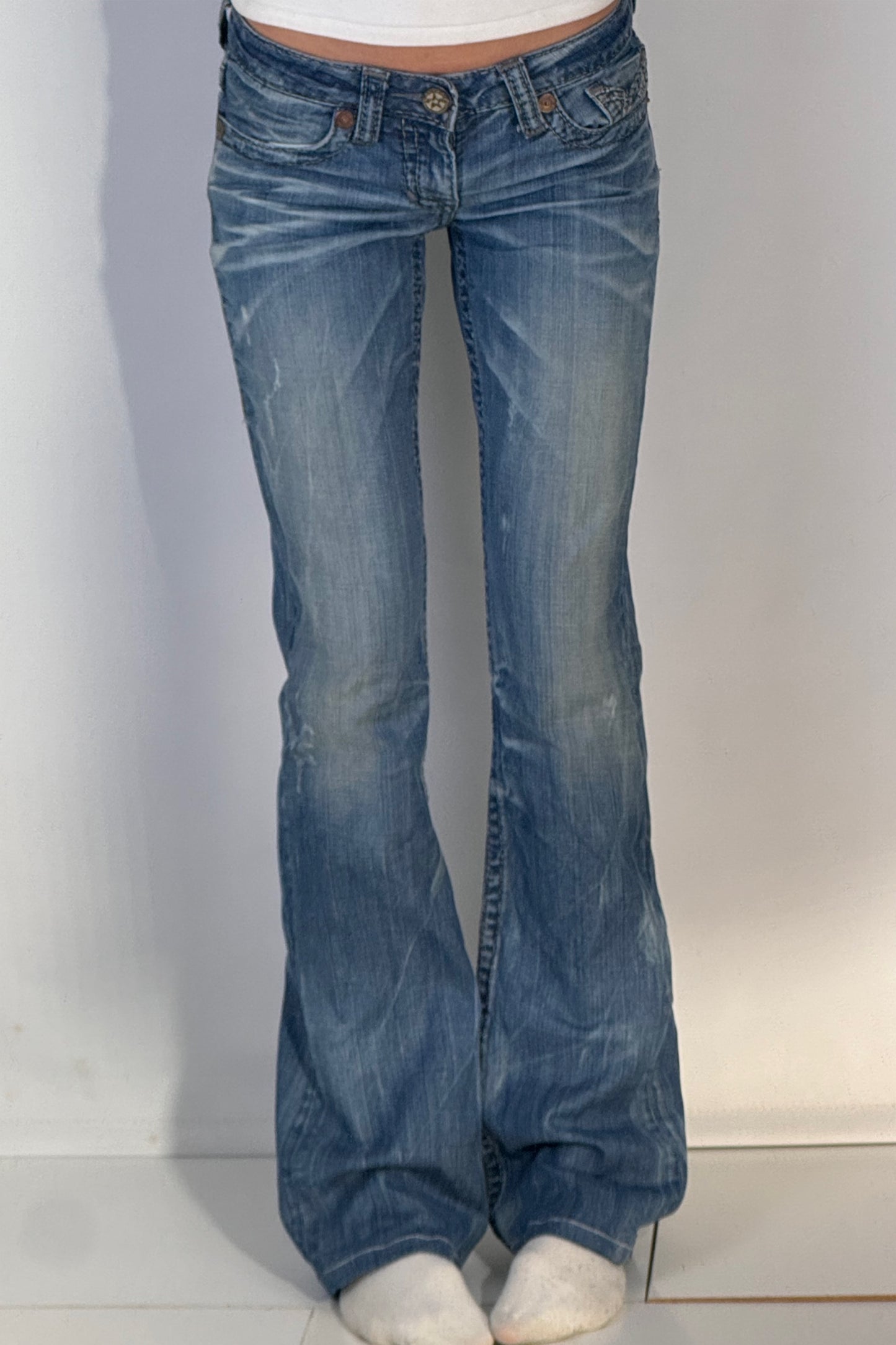 Lågmidjade jeans stl: XS