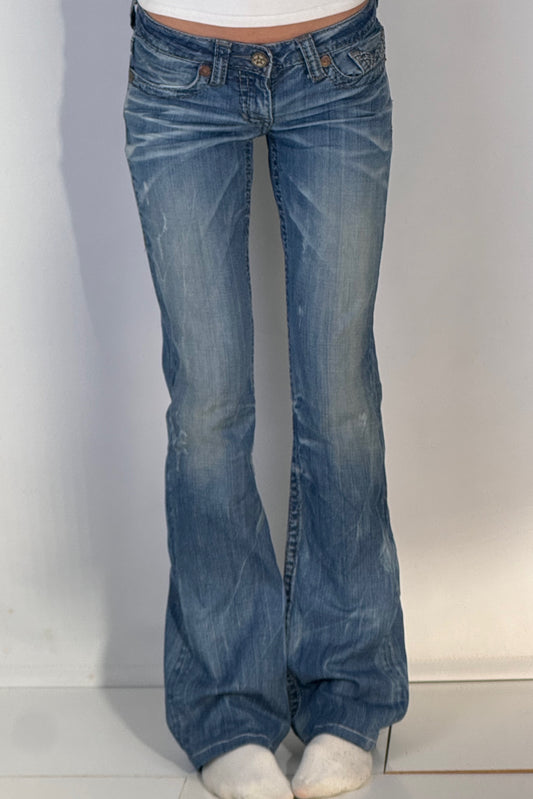 Lågmidjade jeans stl: XS