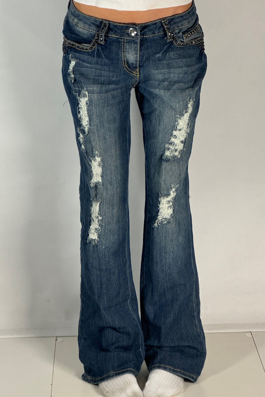 Lågmidjade jeans stl: M