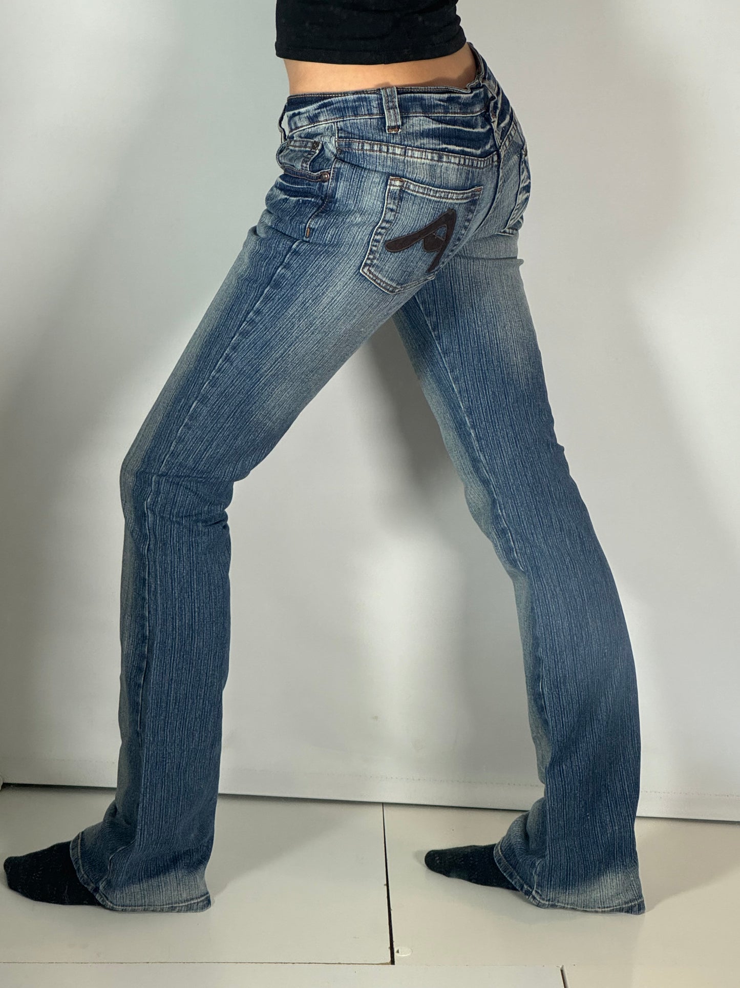 Lågmidjade jeans stl: S