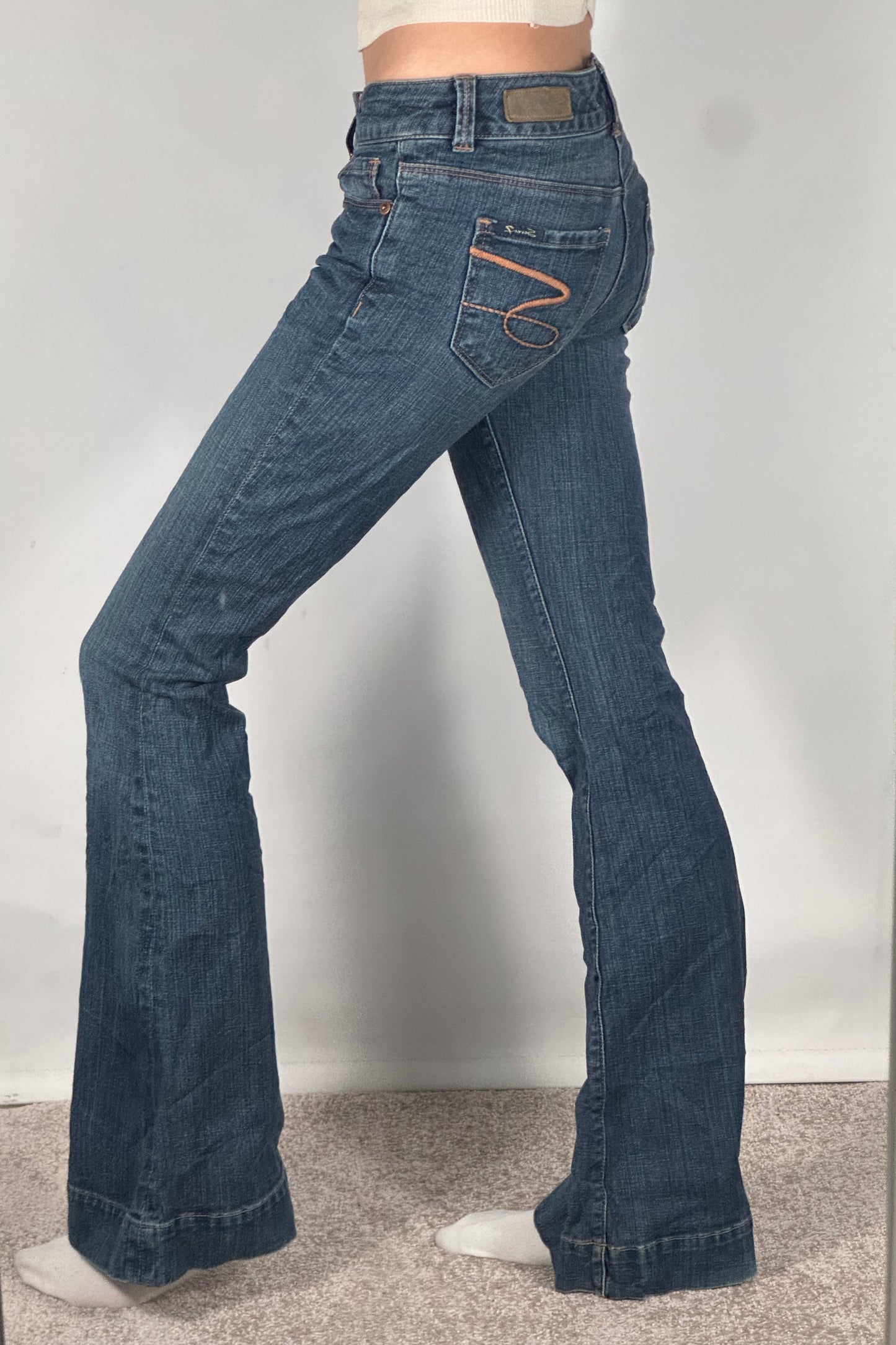 Lågmidjade jeans stl: XS