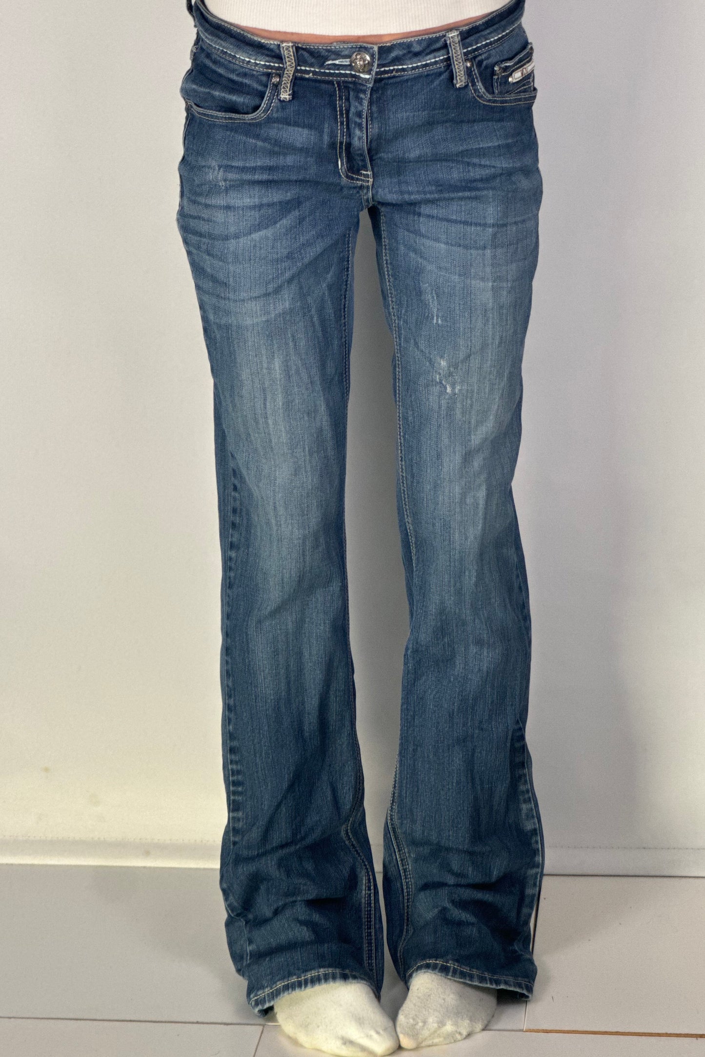 Lågmidjade jeans stl: S