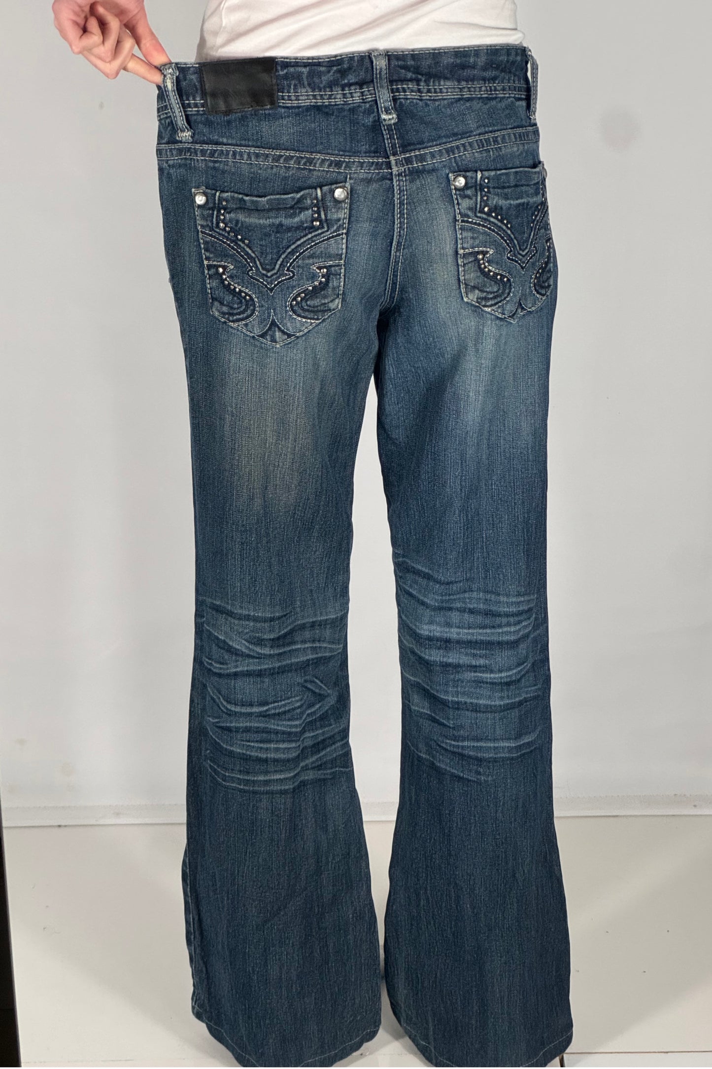 Lågmidjade jeans stl: S