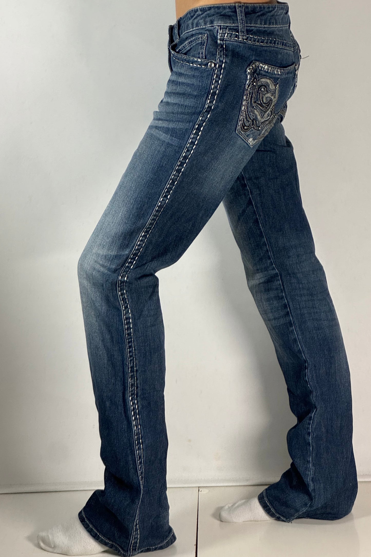 Lågmidjade jeans stl: S