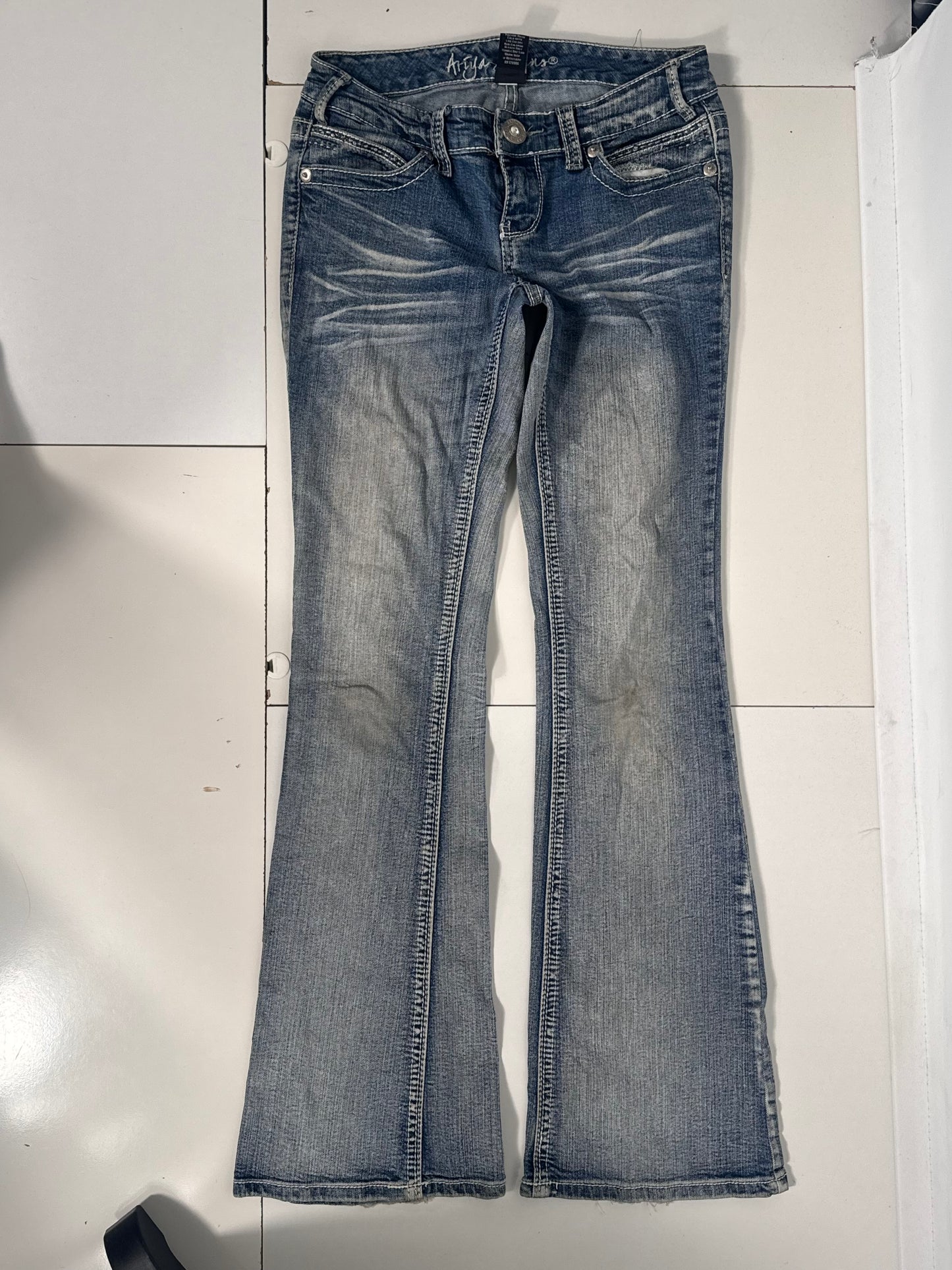 Lågmidjade jeans stl: XS