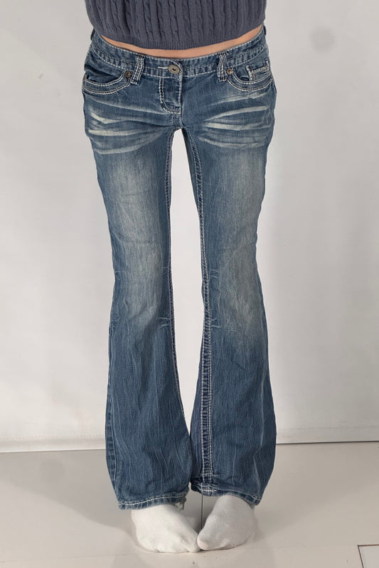Lågmidjade jeans stl: S