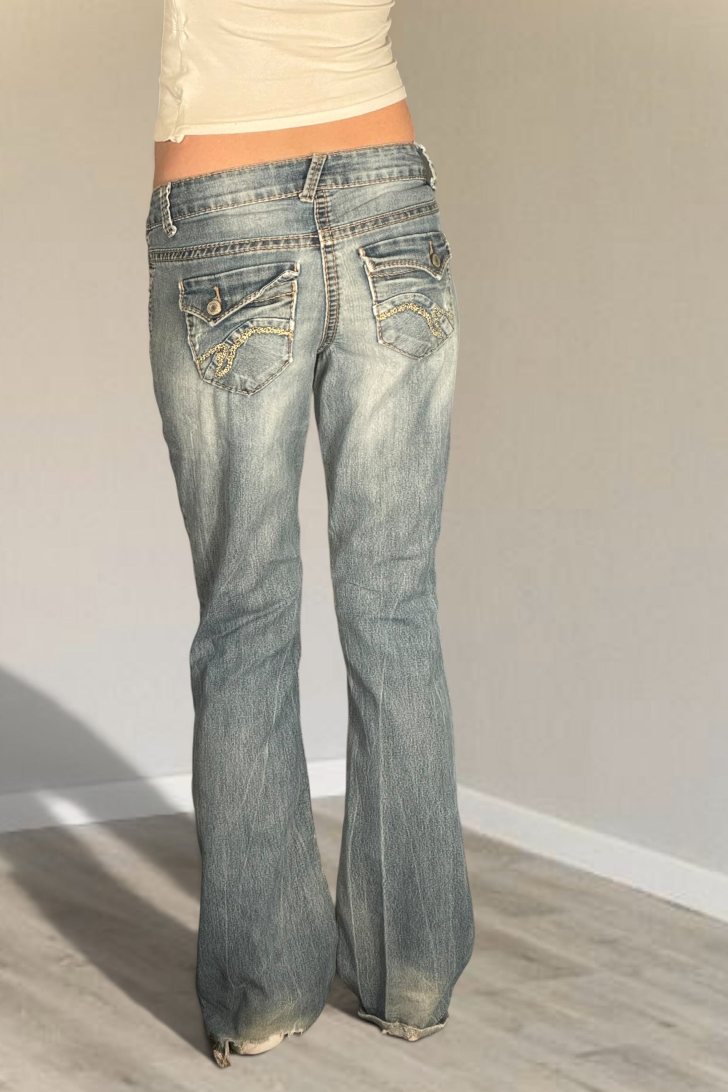 Lågmidjade jeans stl: XS