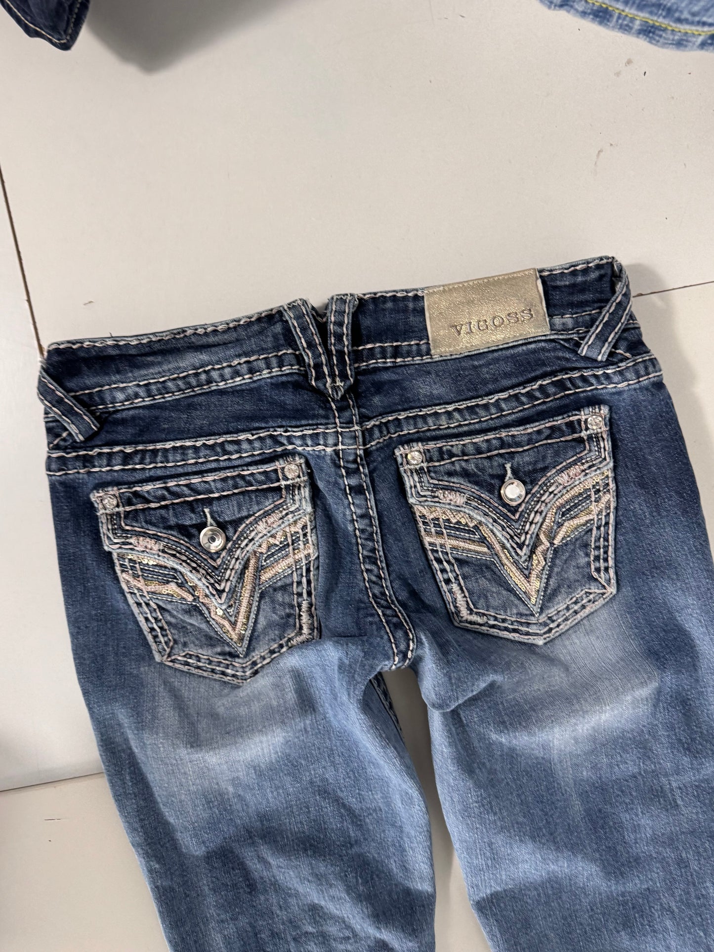 Lågmidjade jeans stl: S