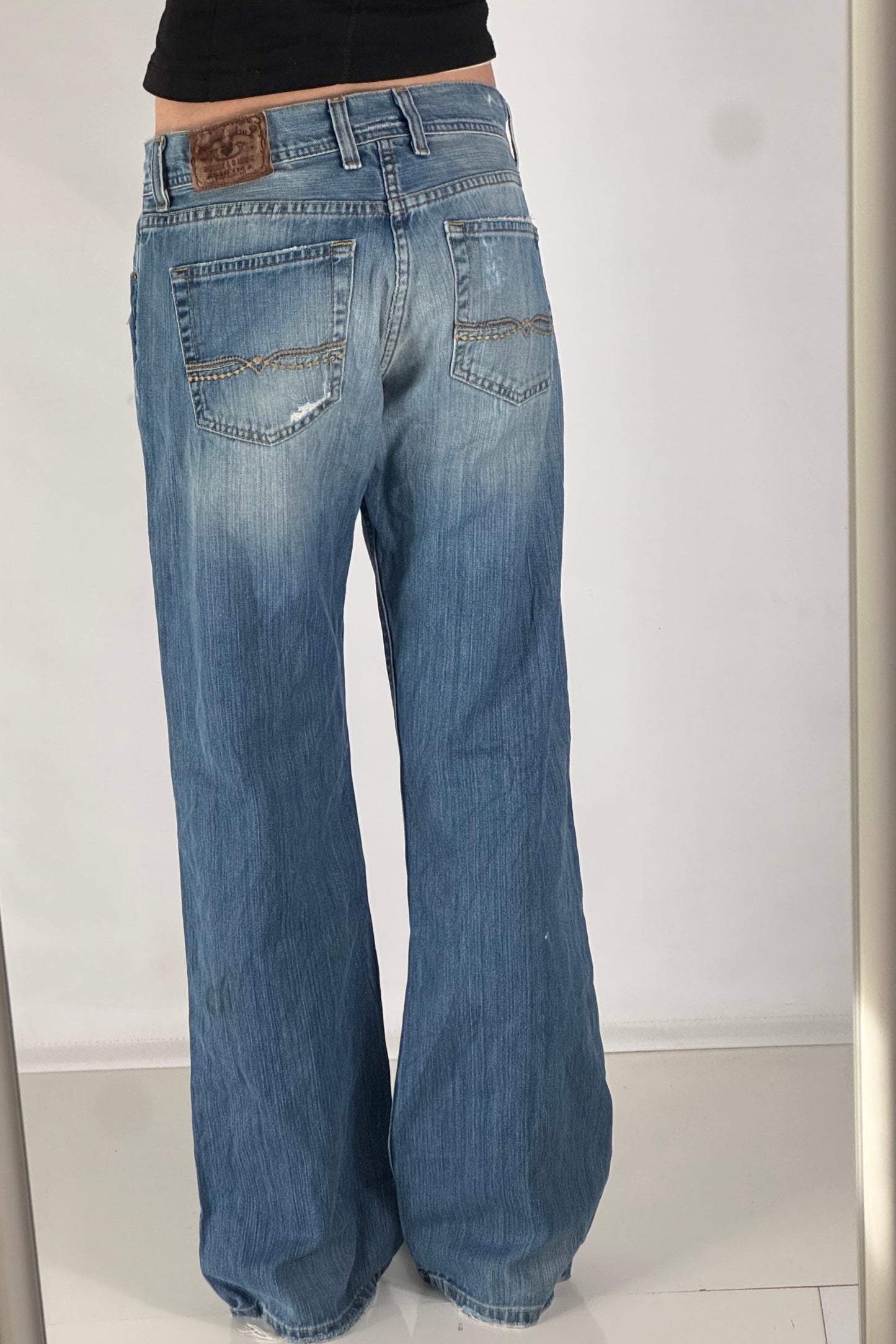 Lågmidjade jeans stl: S