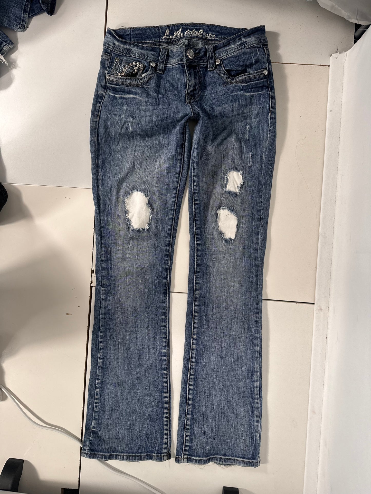 Lågmidjade jeans stl: S