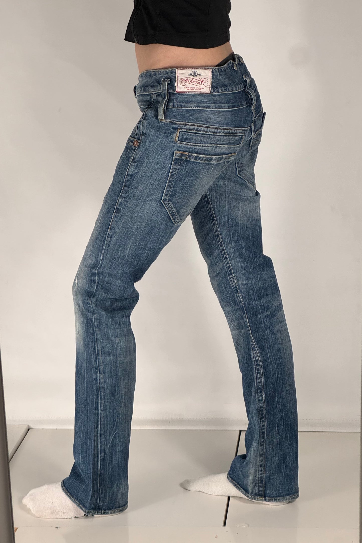 Lågmidjade jeans stl: S/M