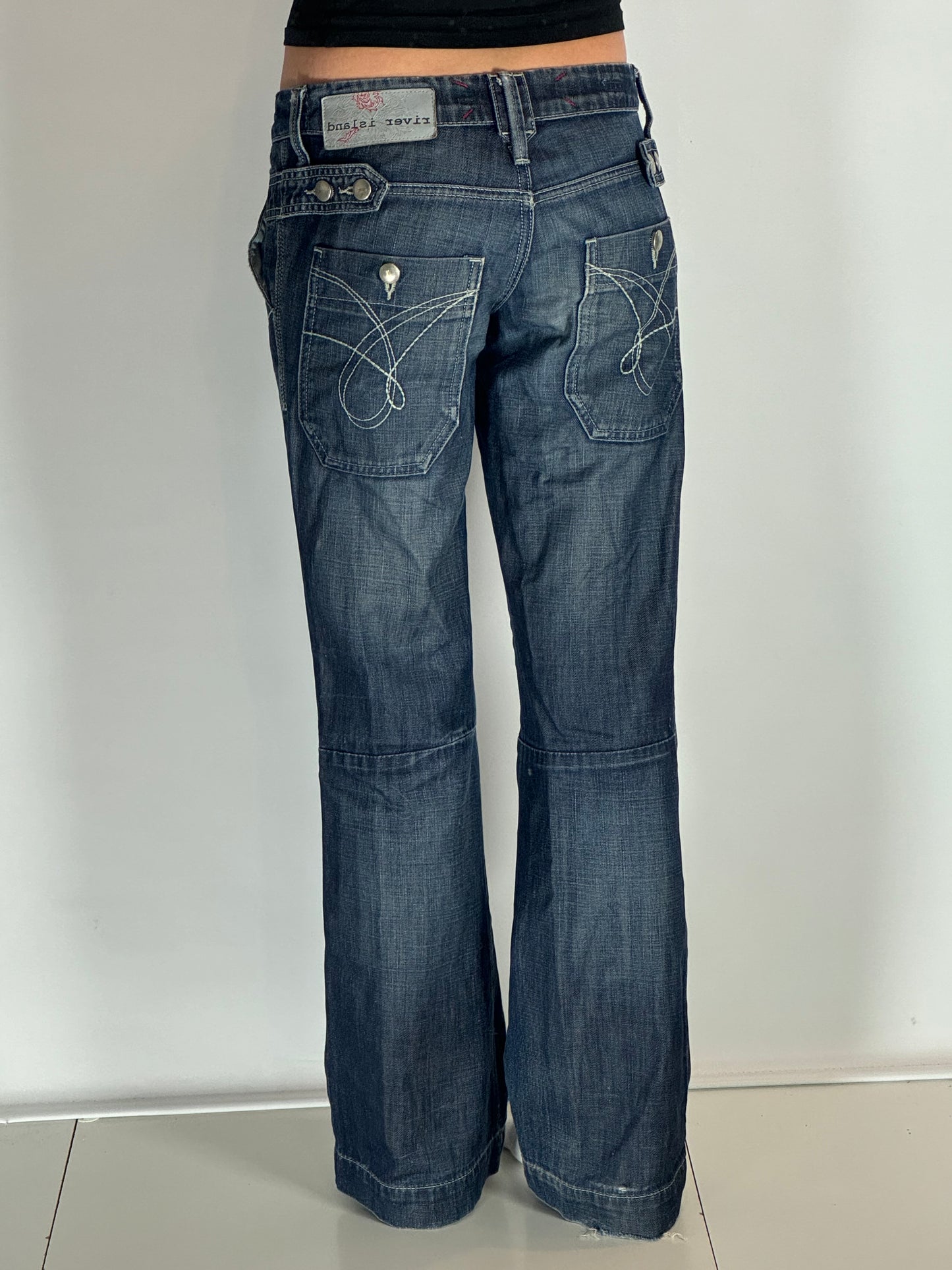 Lågmidjade jeans stl: S