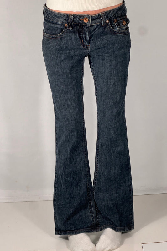 Lavtaljede jeans str: S
