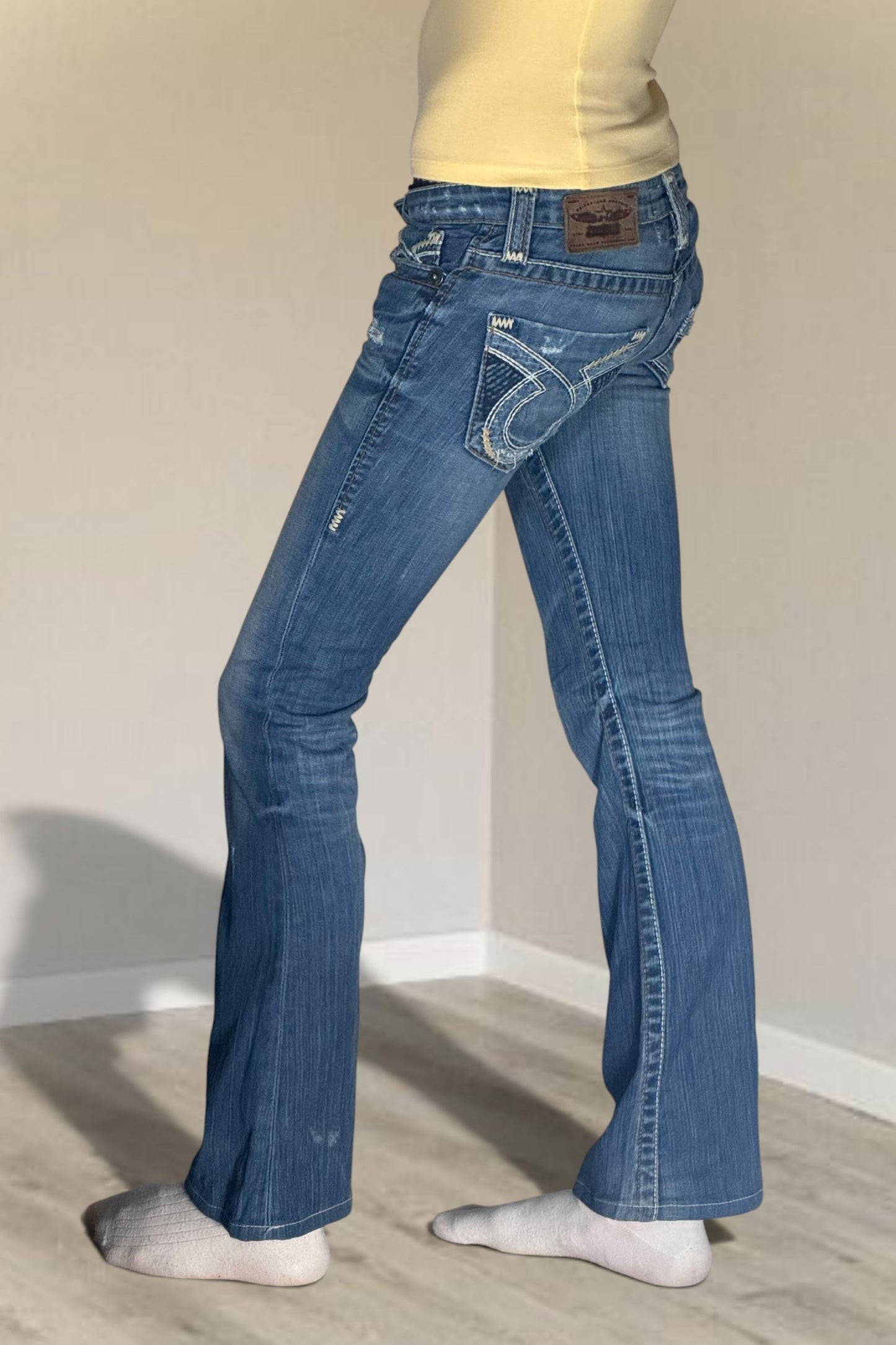 Lågmidjade jeans stl: XXXS