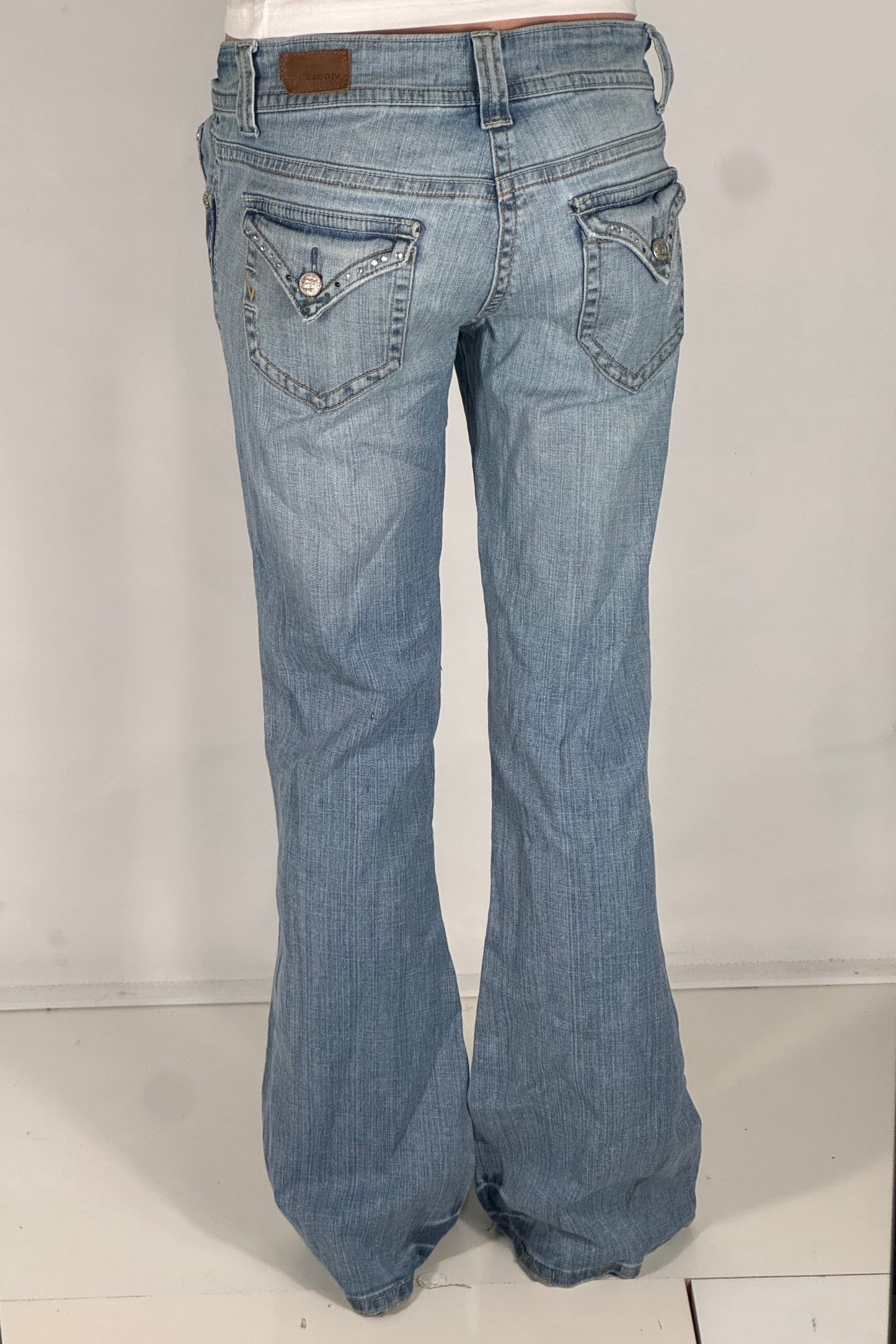 Lågmidjade jeans stl: S