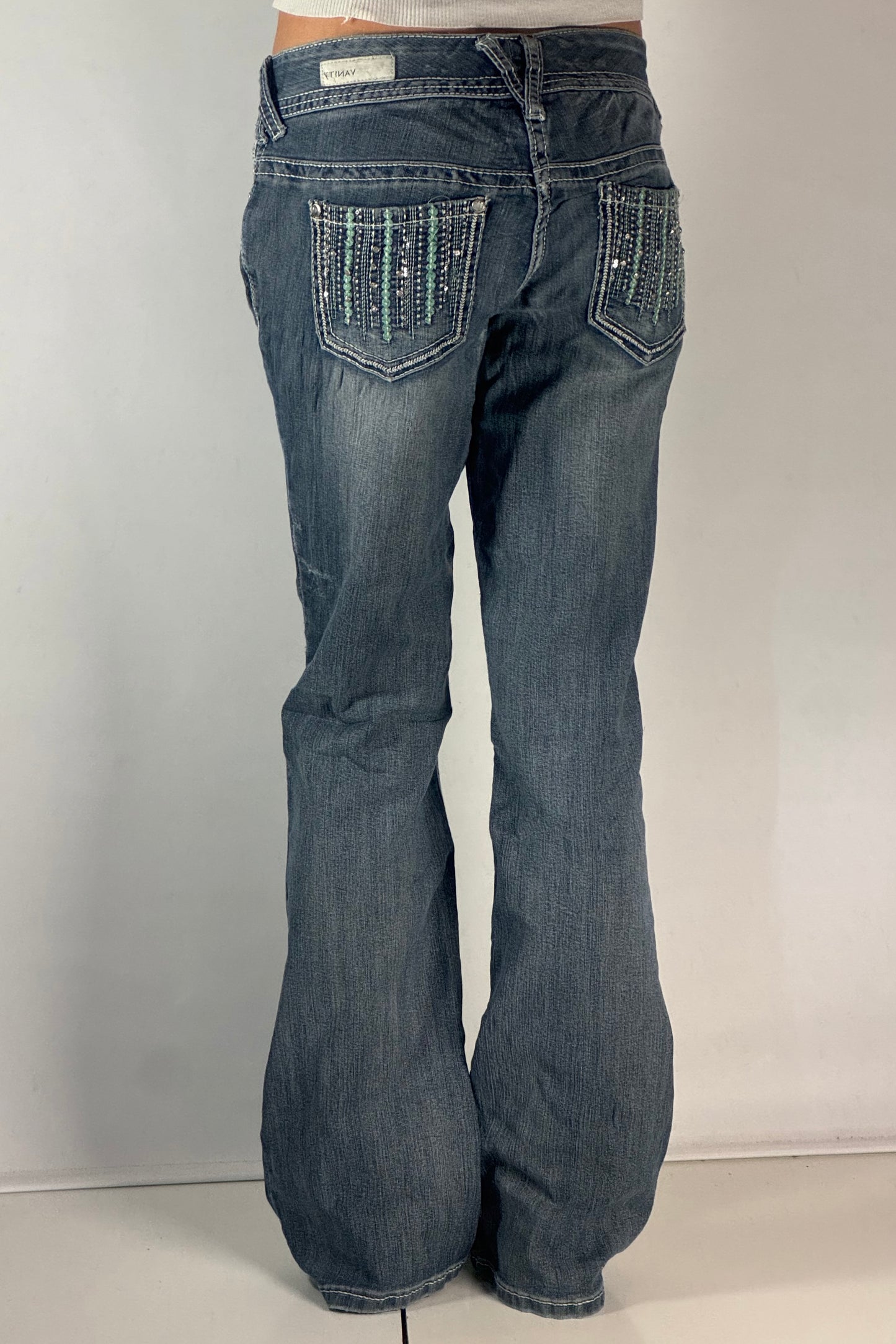 Lågmidjade jeans stl: S