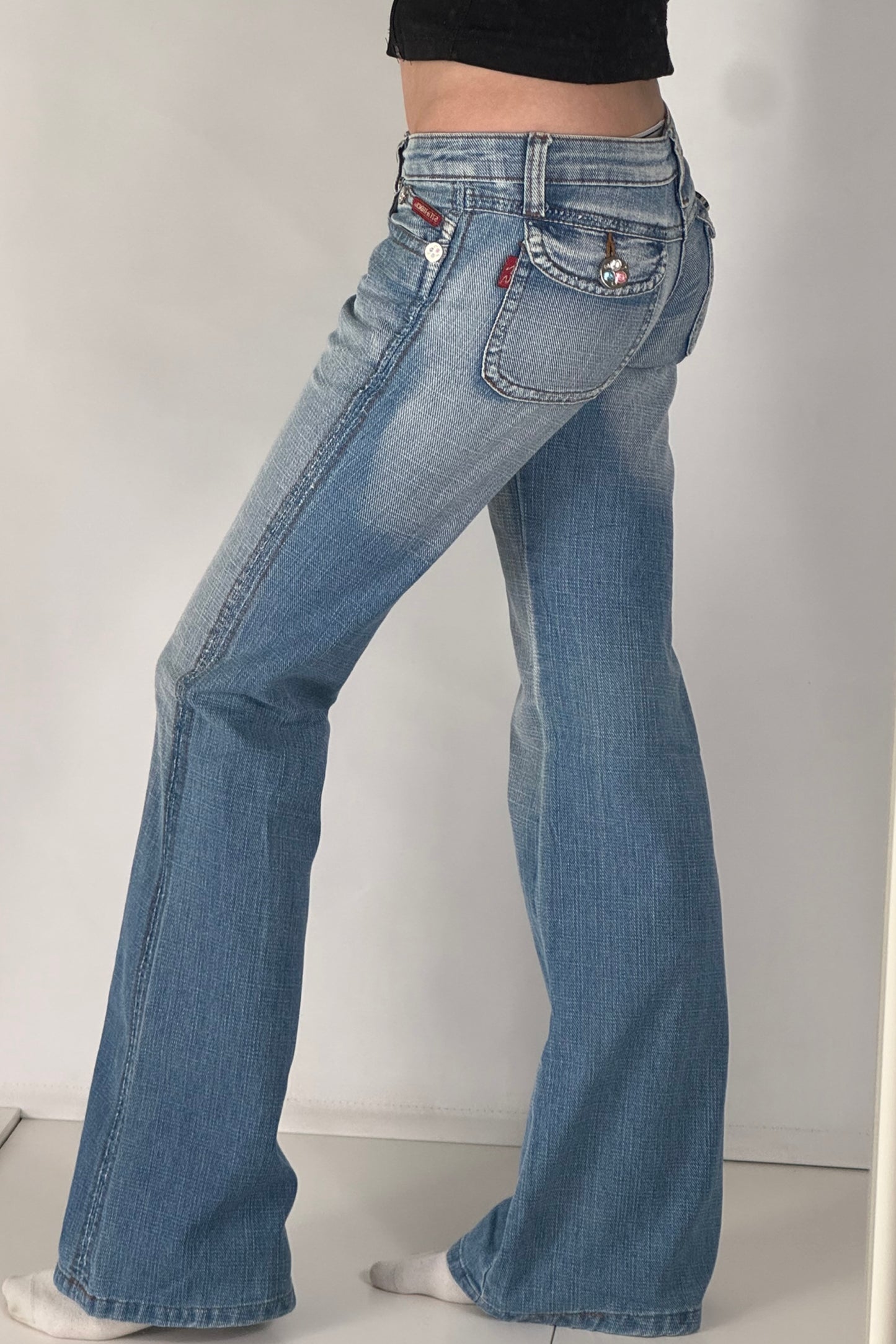 Lågmidjade jeans stl: XS