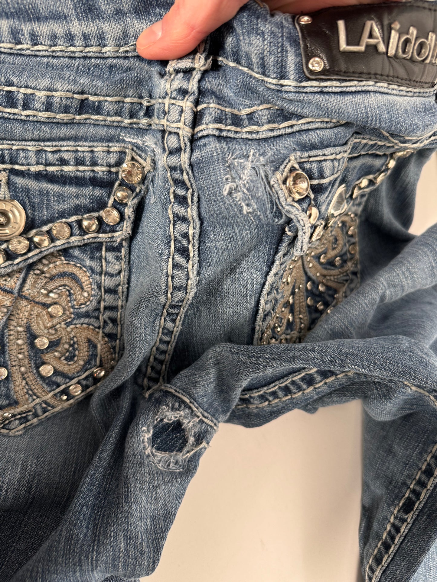 Lågmidjade jeans stl: XXS