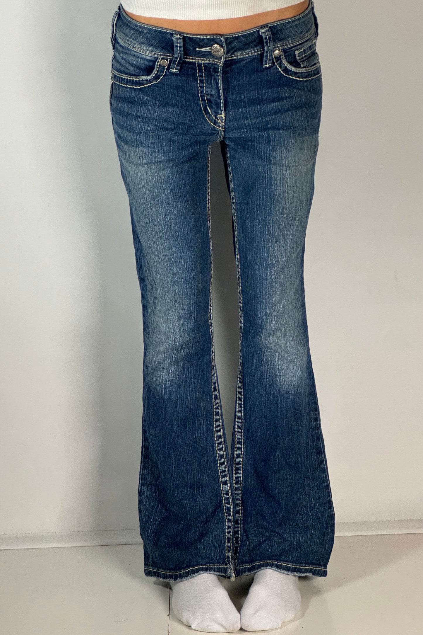 Lågmidjade jeans stl: S
