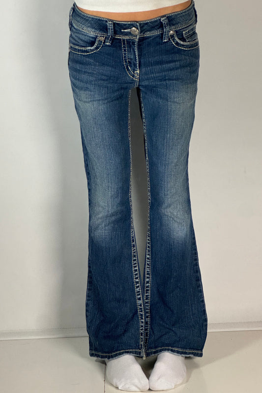 Lågmidjade jeans stl: S