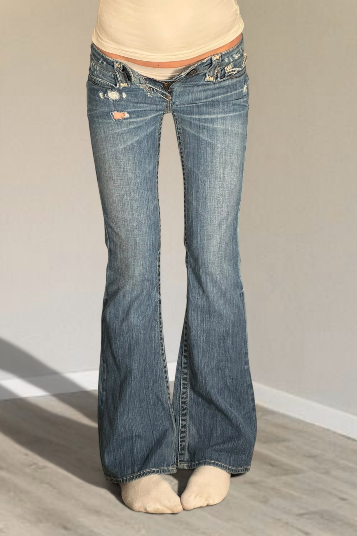 Lågmidjade jeans stl: XXS