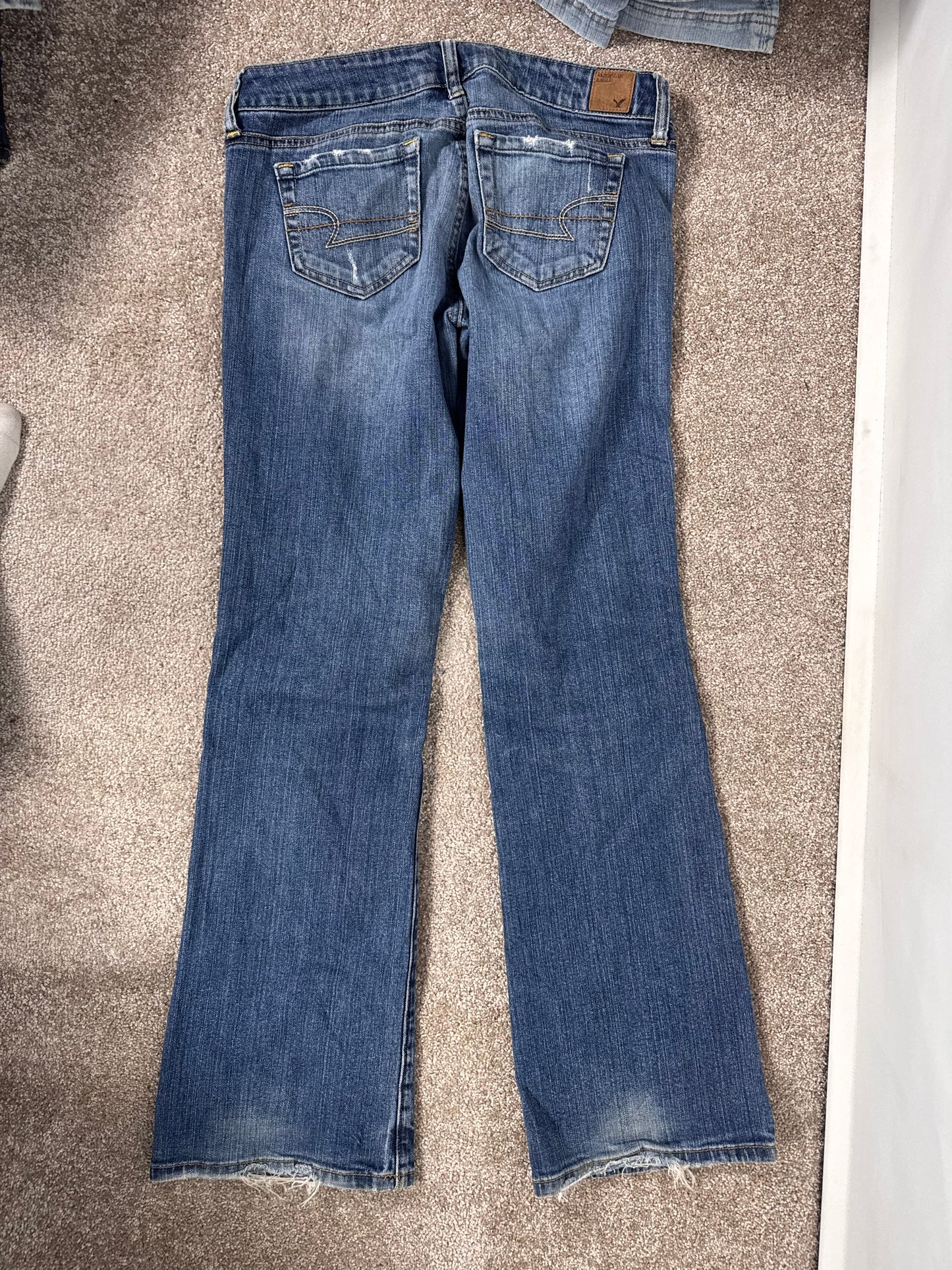 Lavtaljede jeans str: S