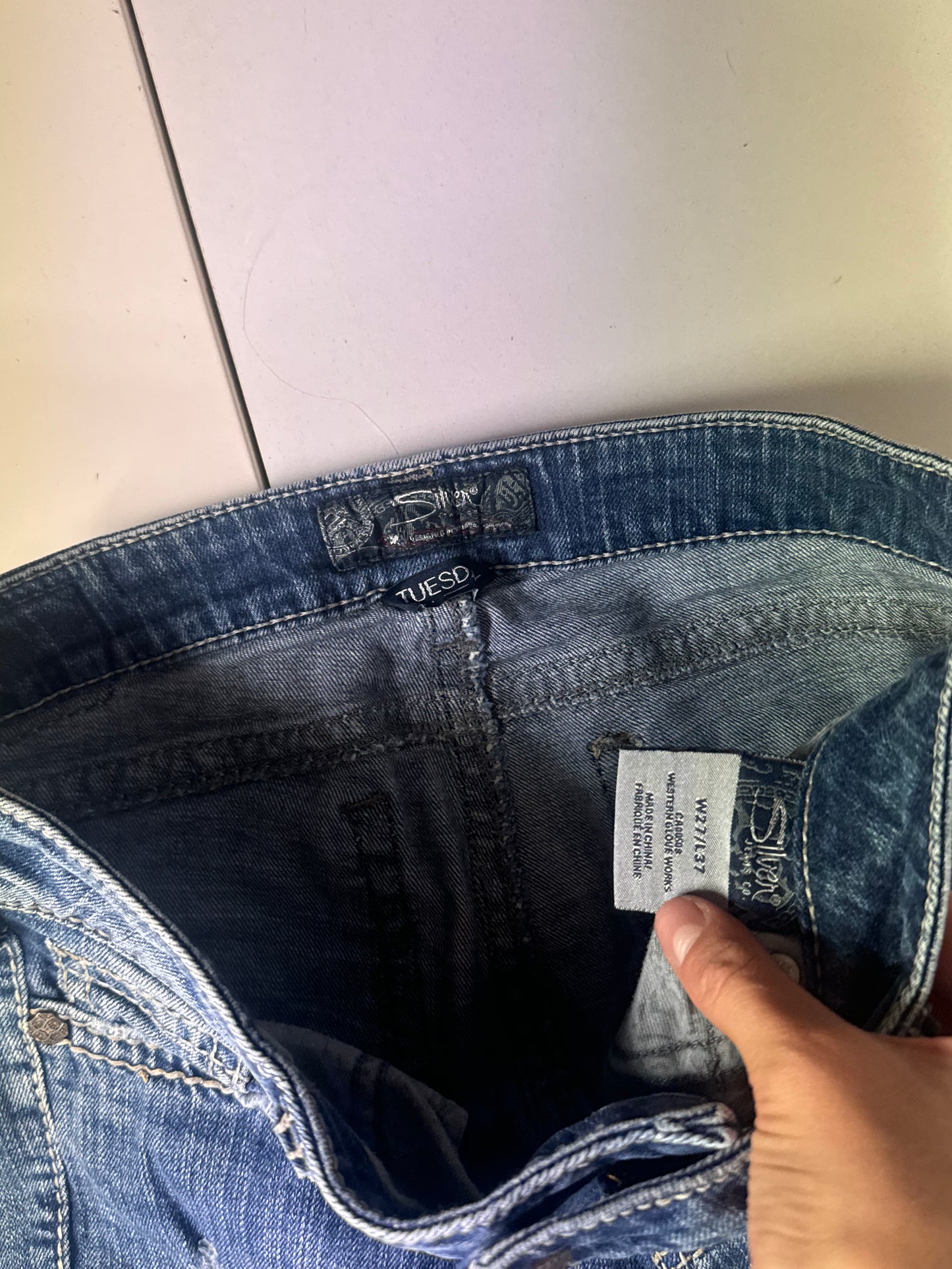 Lågmidjade jeans stl: XS