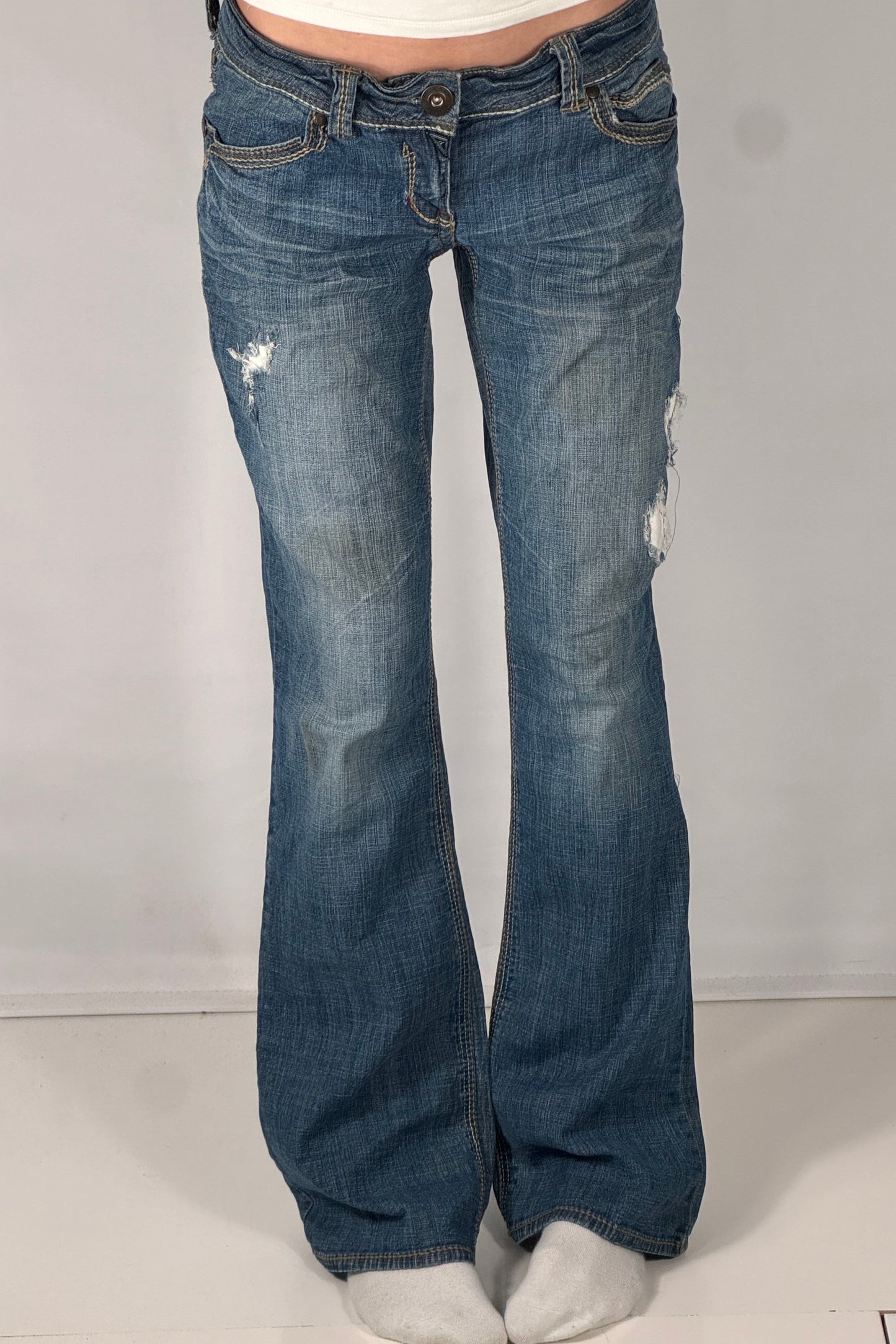 Lågmidjade jeans stl: M