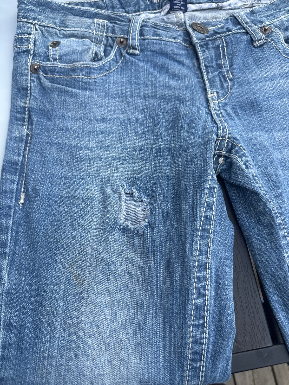 Lågmidjade jeans stl: S