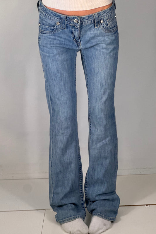 Lågmidjade jeans stl: S