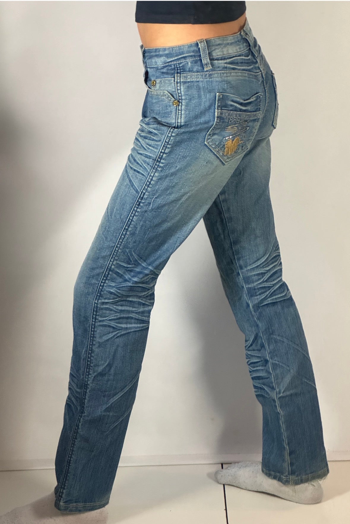 Lågmidjade jeans stl: