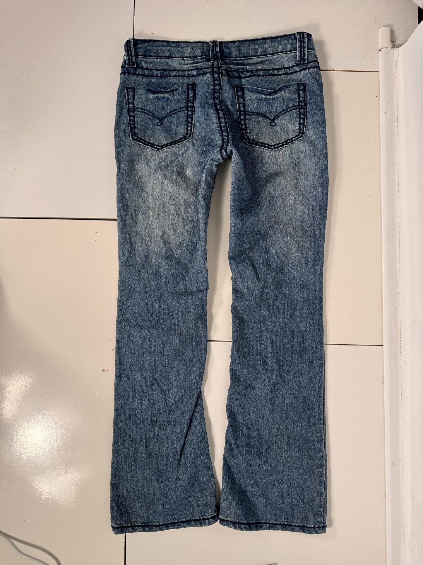 Lavtaljede jeans str: S