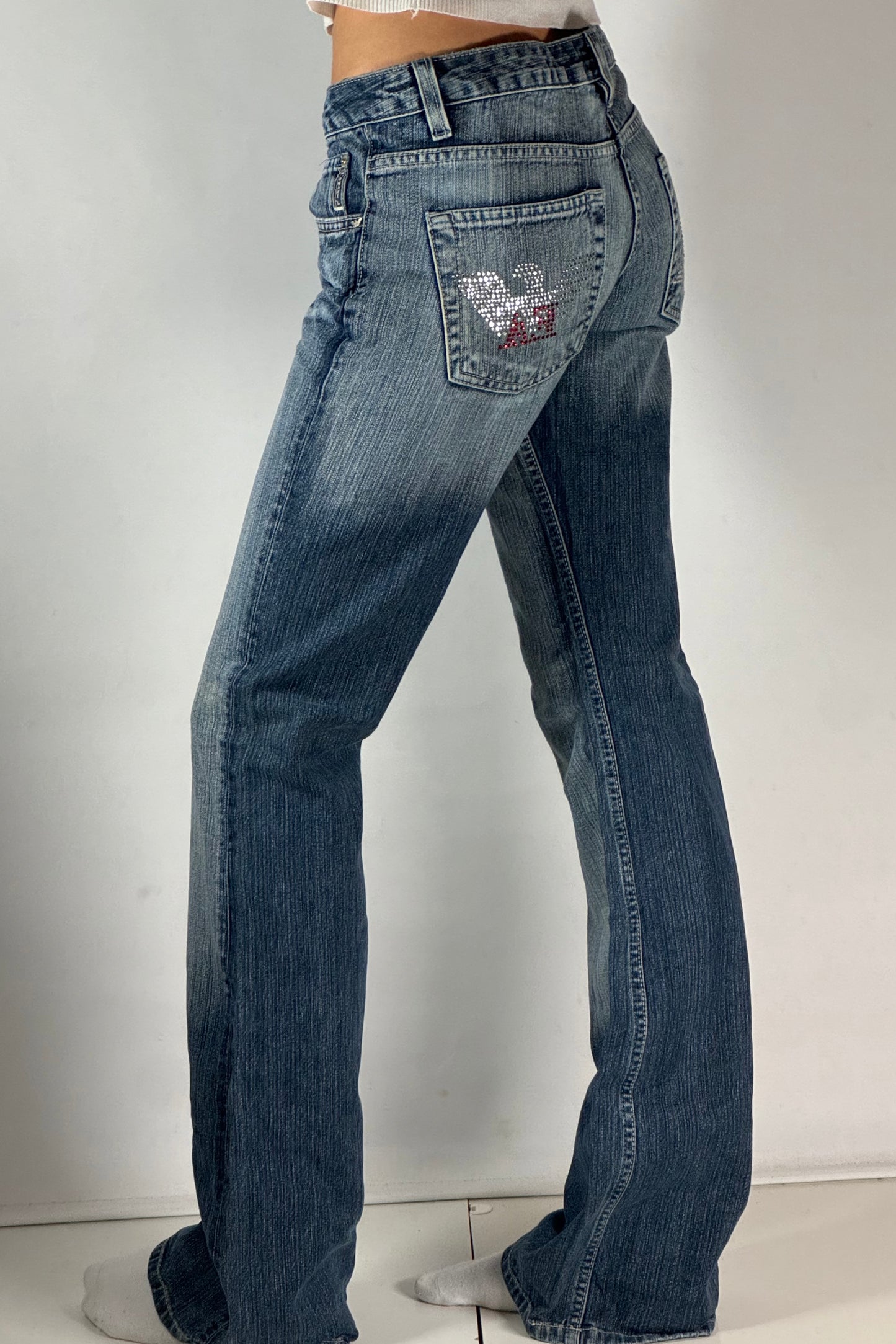 Lågmidjade jeans stl: XS