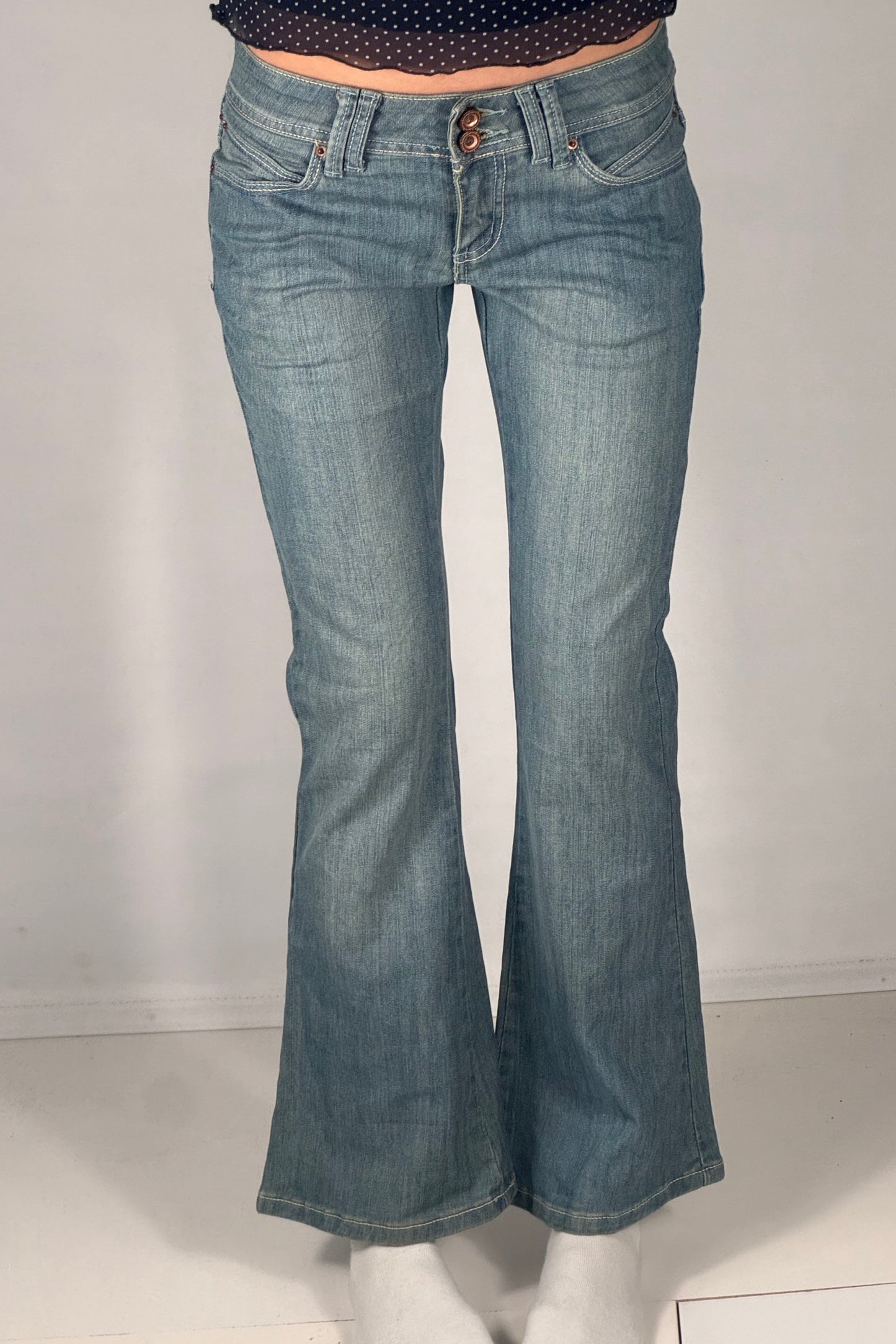 Lågmidjade jeans stl: XXS