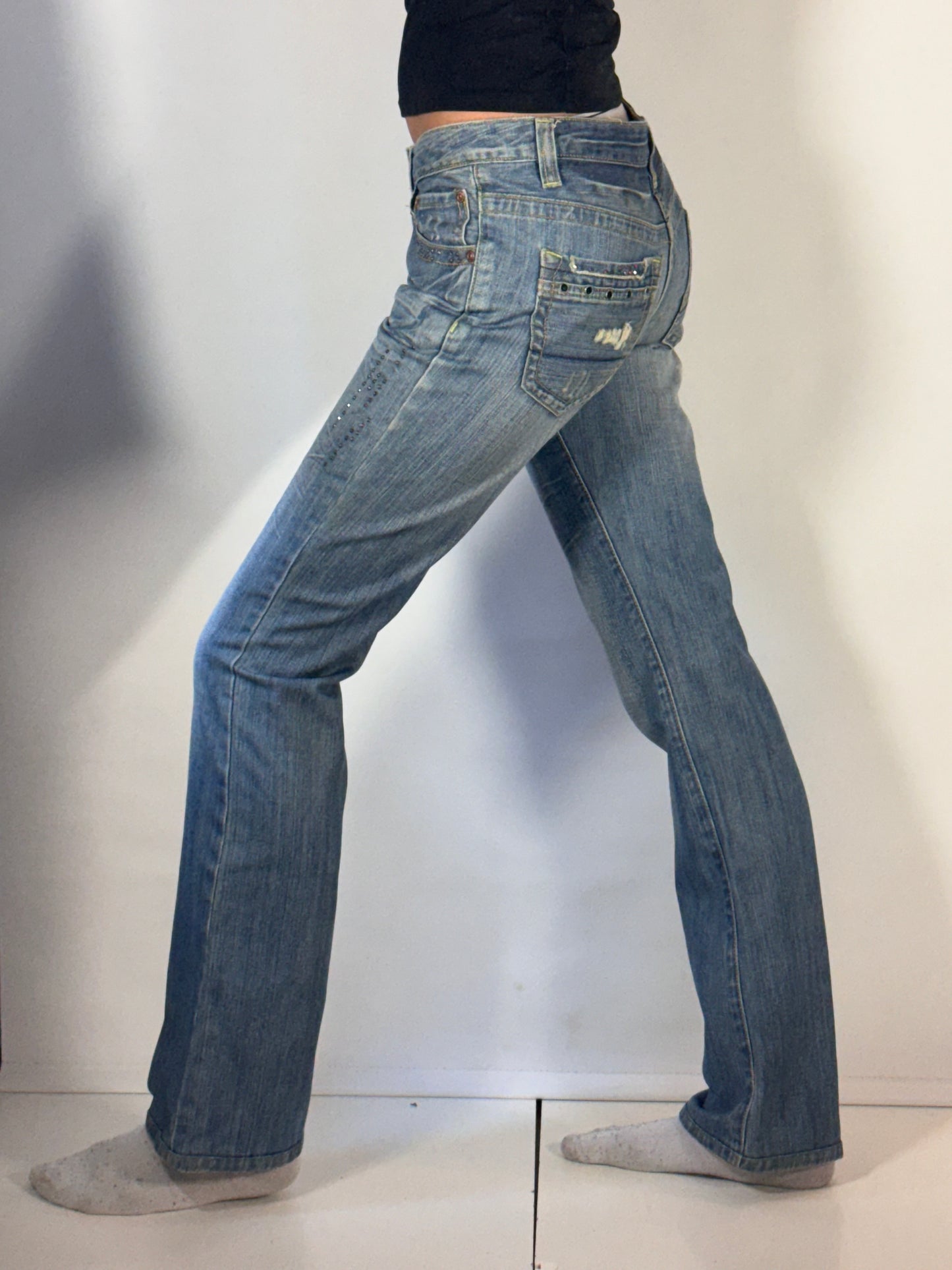 Lågmidjade jeans stl: XS