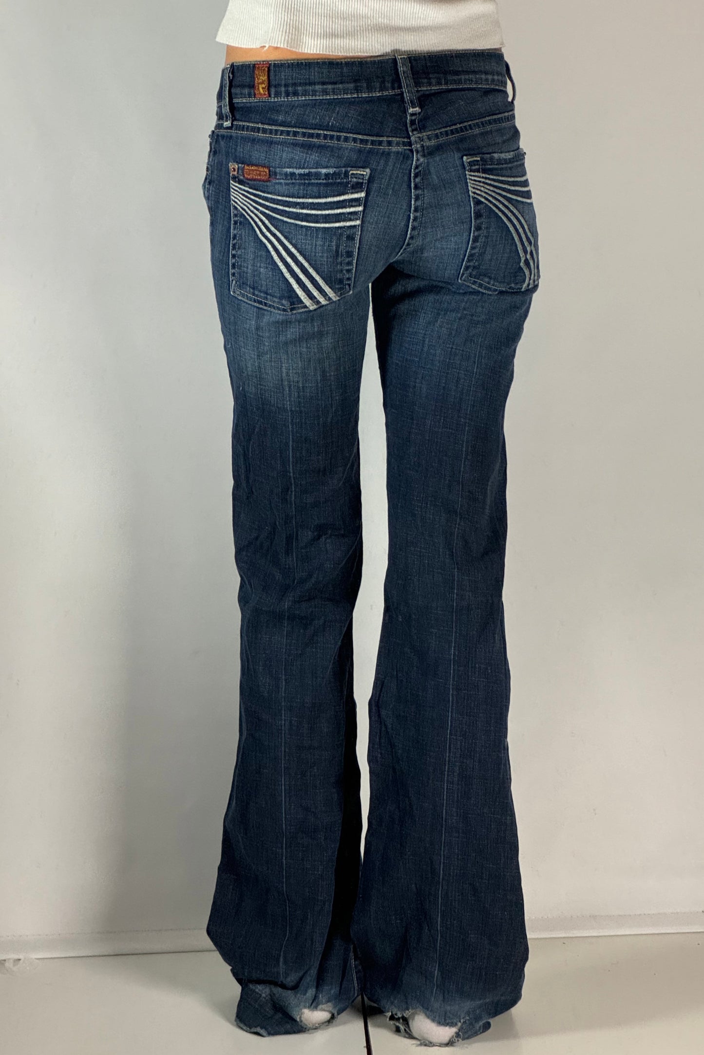 Lågmidjade jeans stl: XS