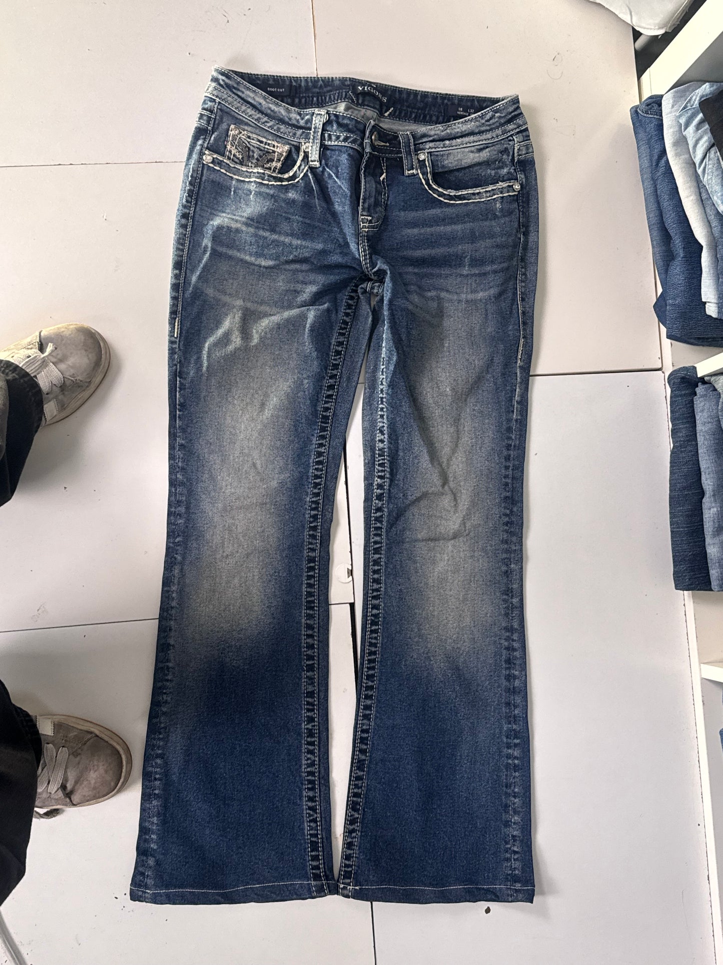 Lågmidjade jeans stl: S