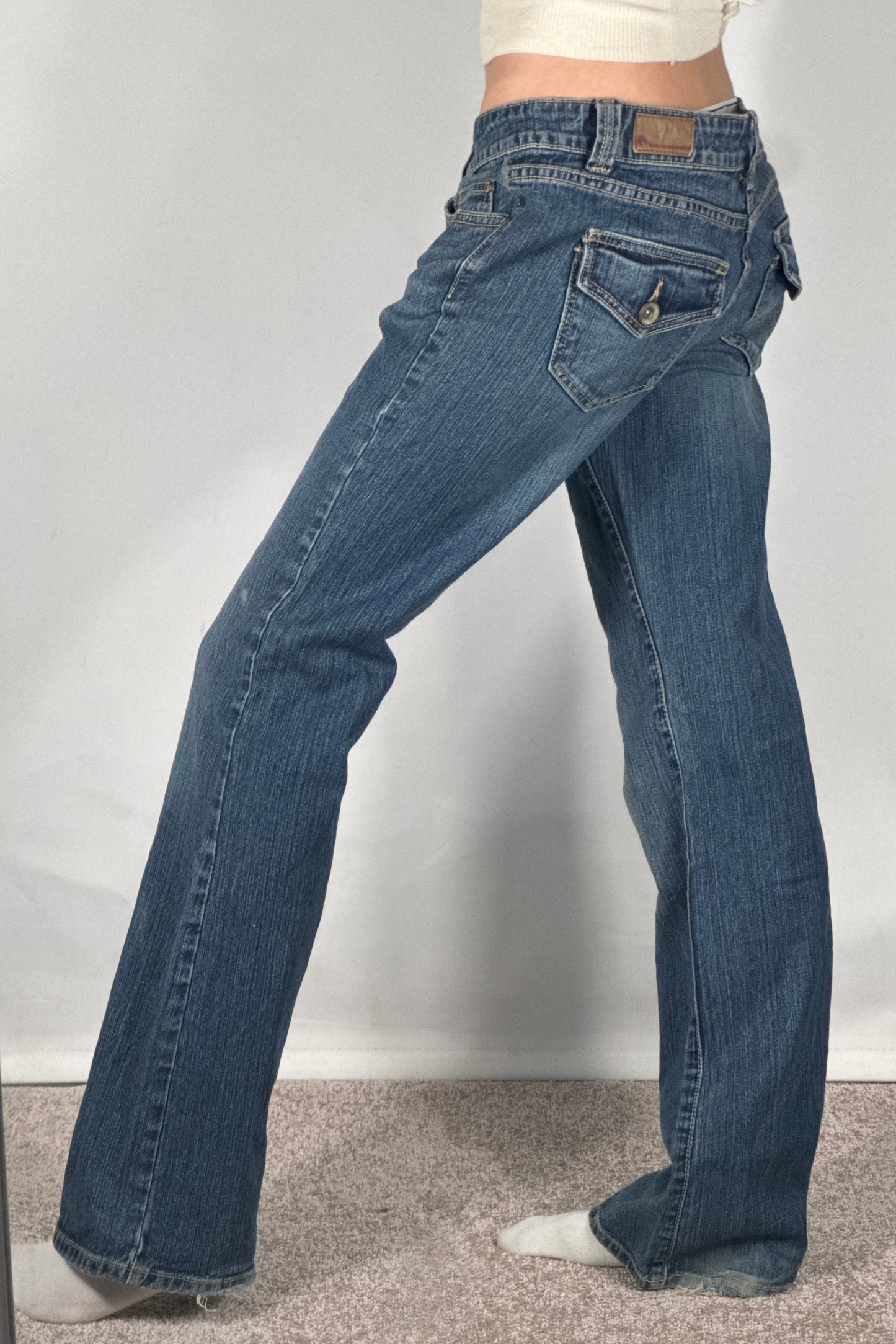 Lågmidjade jeans stl: S