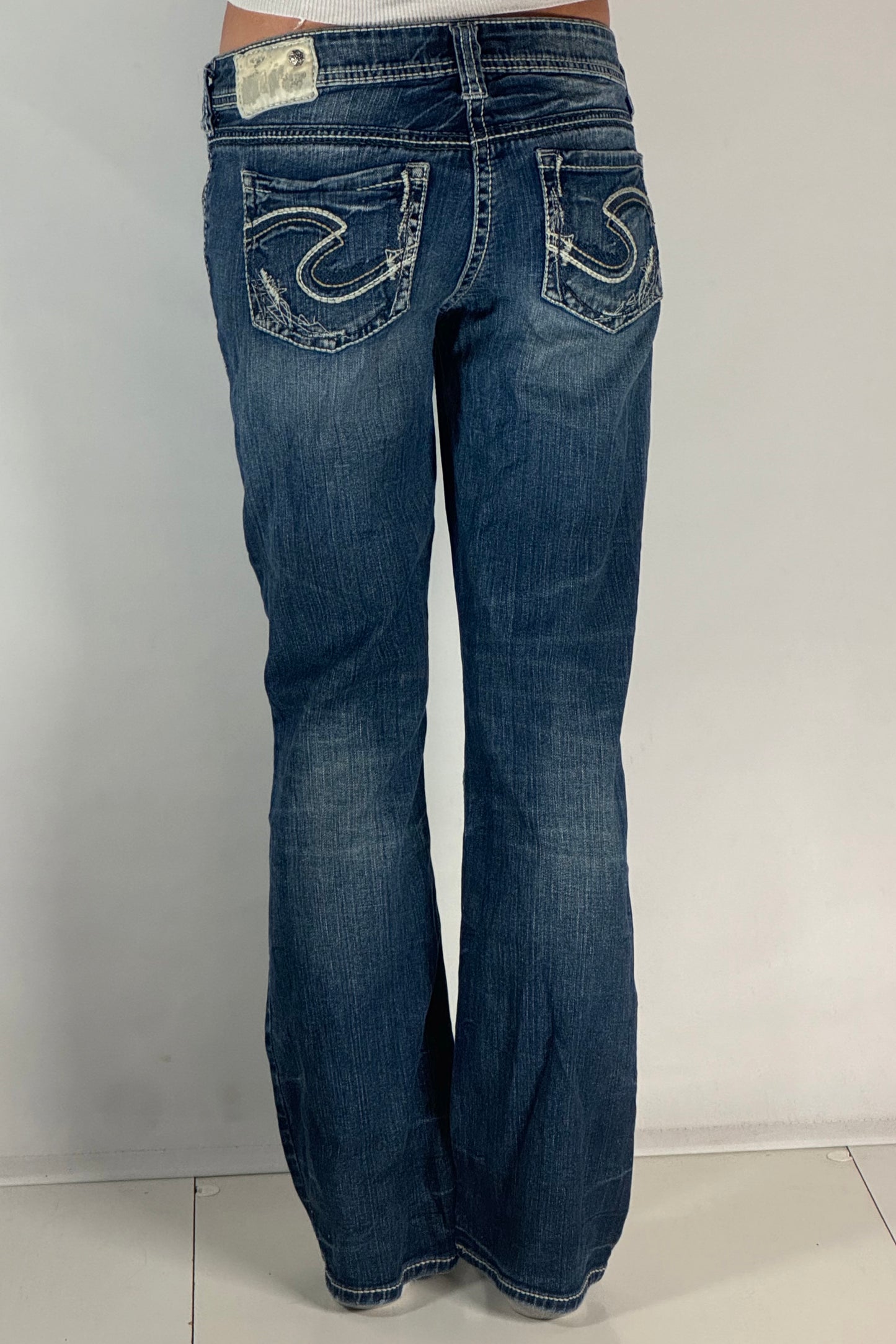 Lågmidjade jeans stl: S