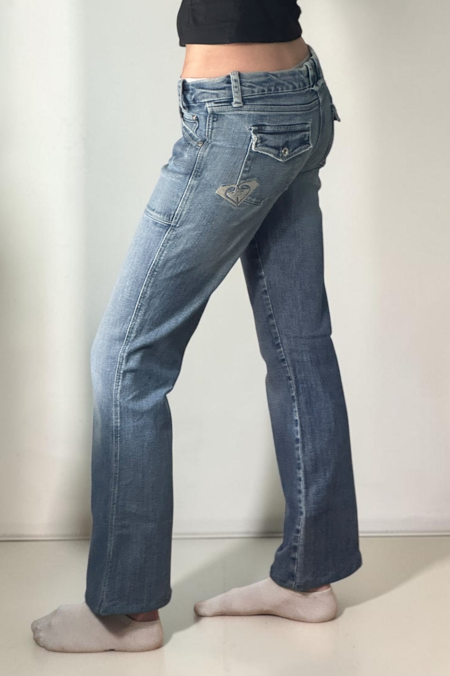 Lågmidjade jeans stl: XS