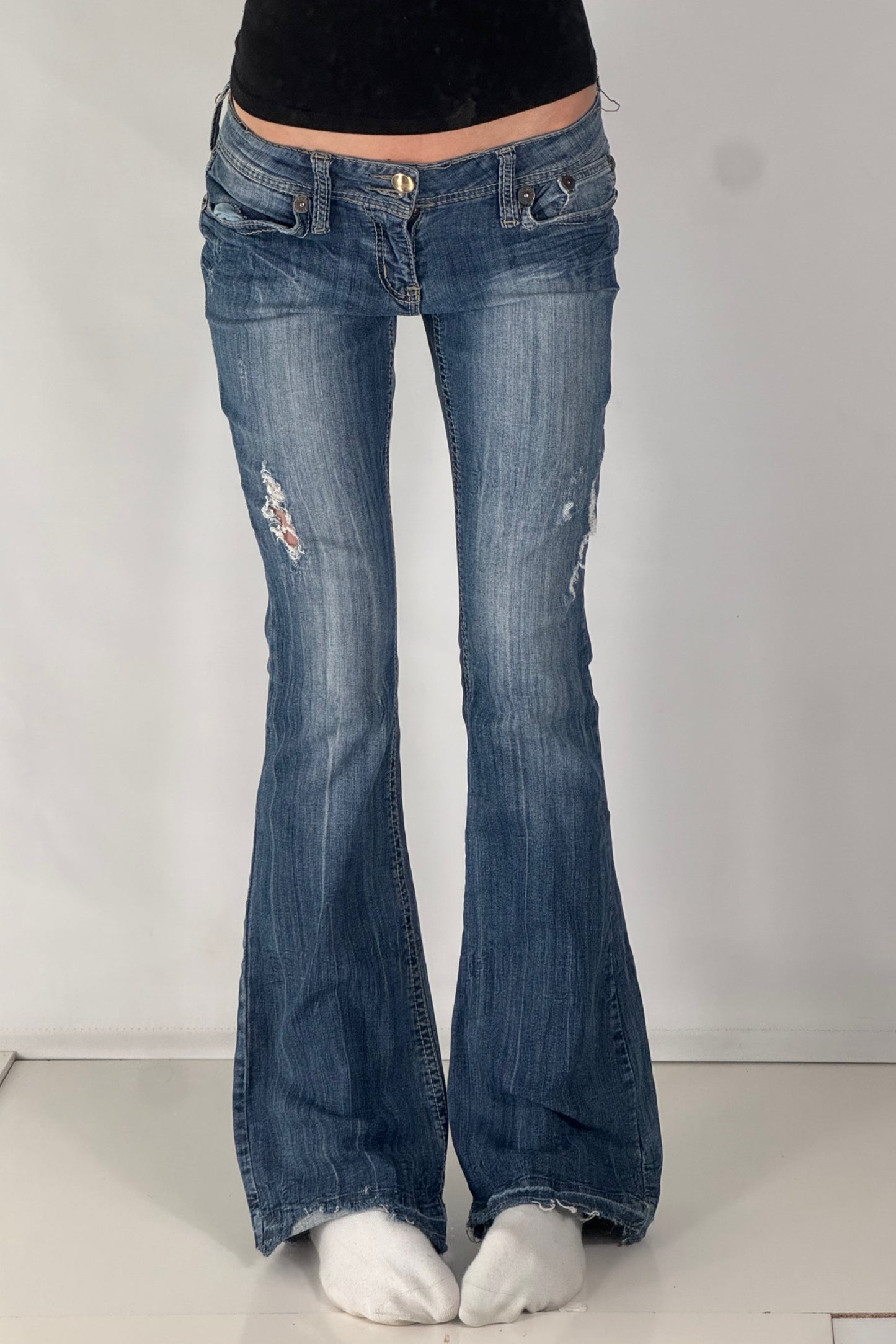 Lågmidjade jeans stl: XS