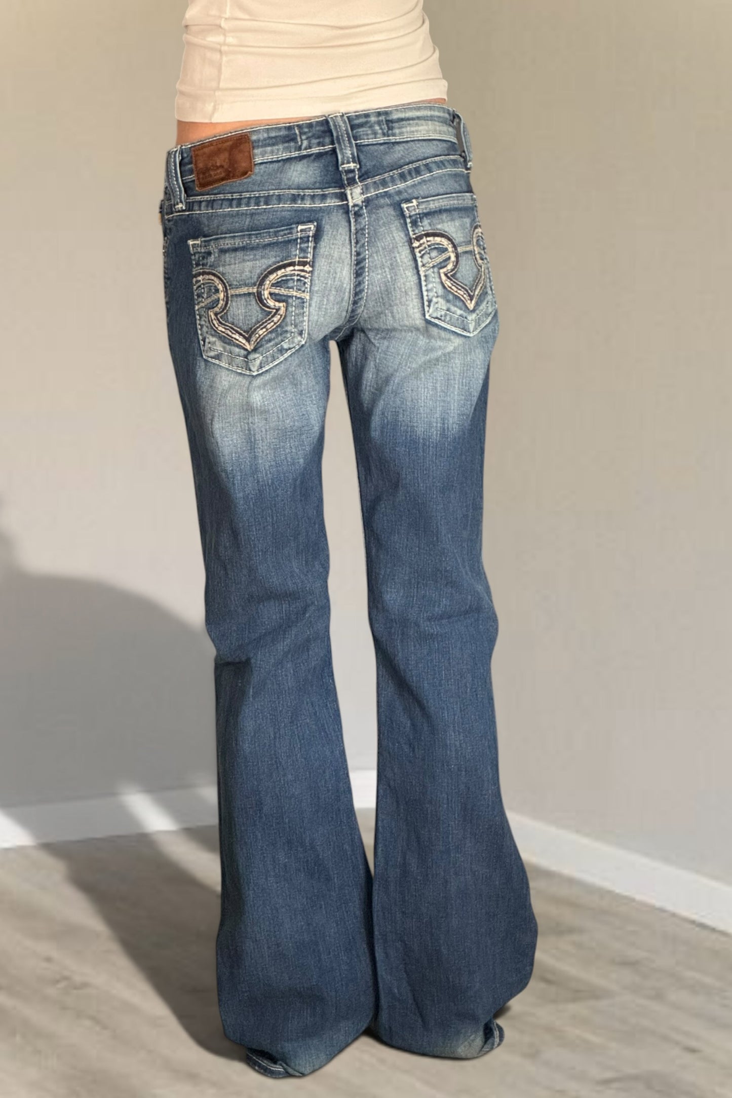 Lågmidjade jeans stl: S