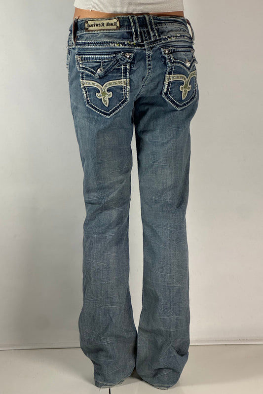 Lågmidjade jeans stl: S/M