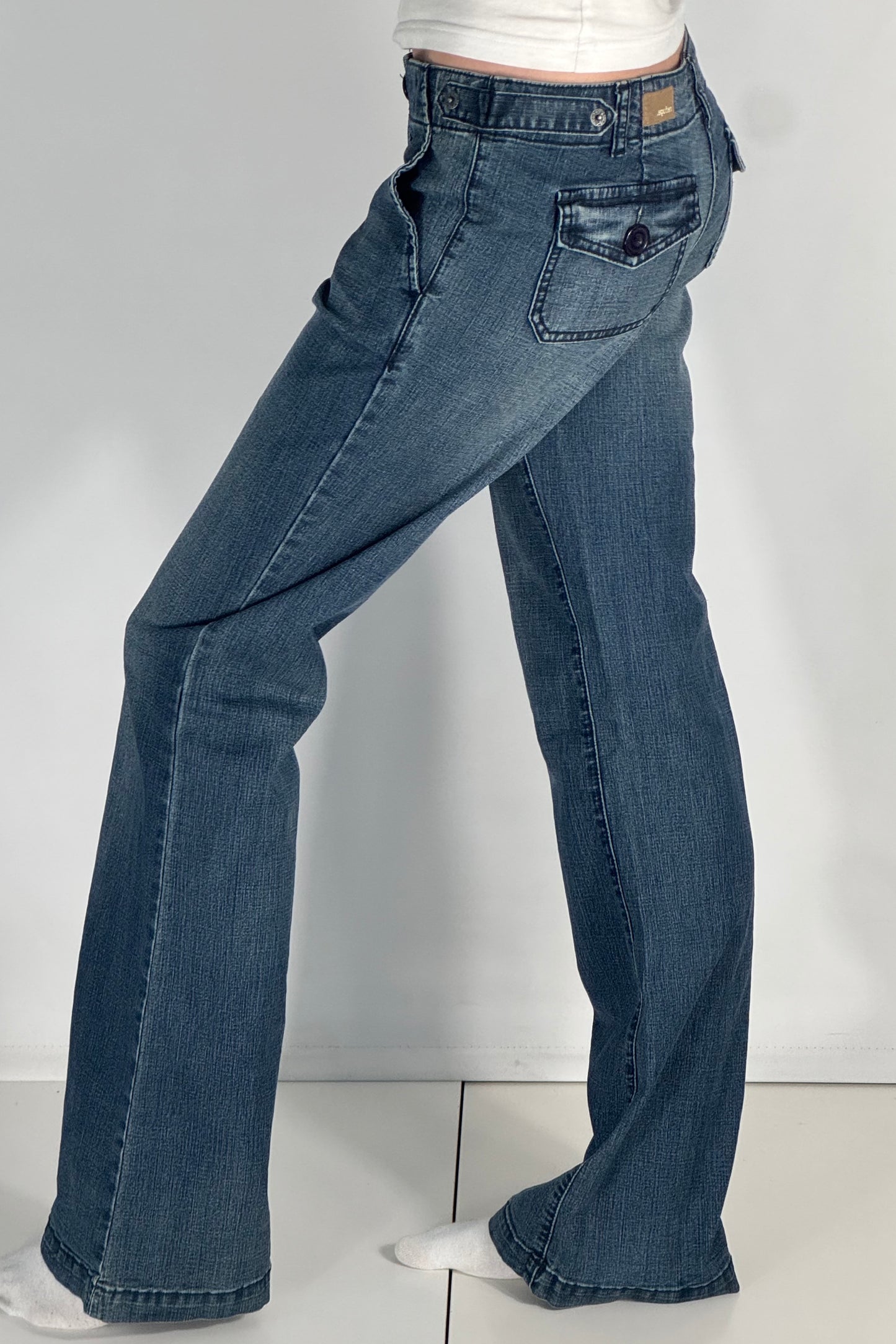 Lågmidjade jeans stl: S