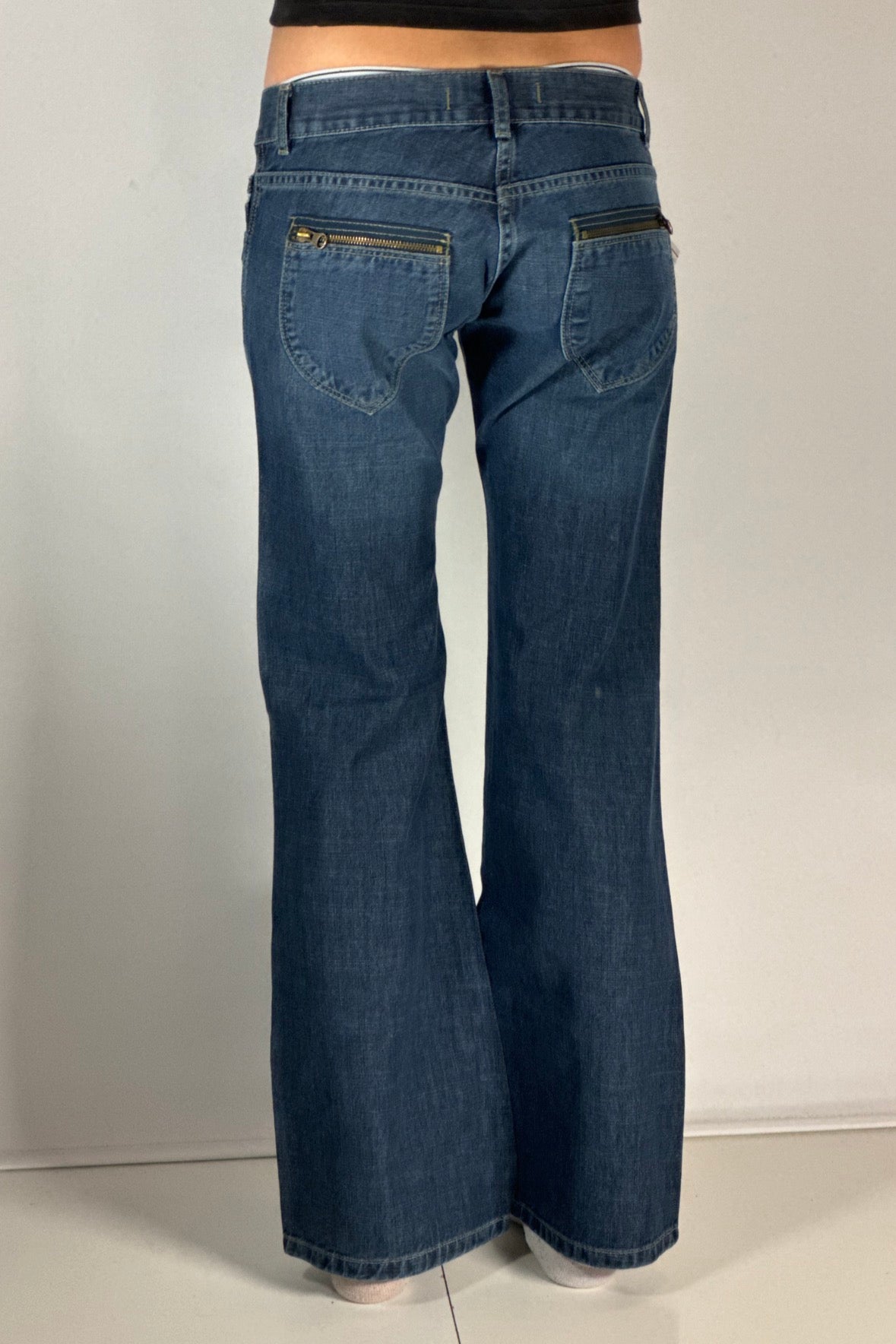 Lågmidjade jeans stl: XXXS (W28/L32)